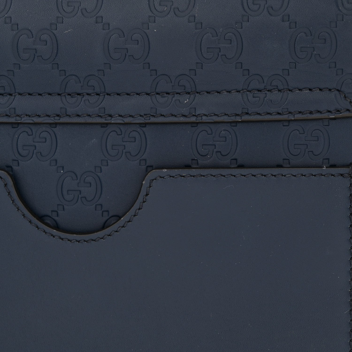 Gucci Guccissima Signature Small Padlock Top Handle Bag Blue Agata 18 of 19