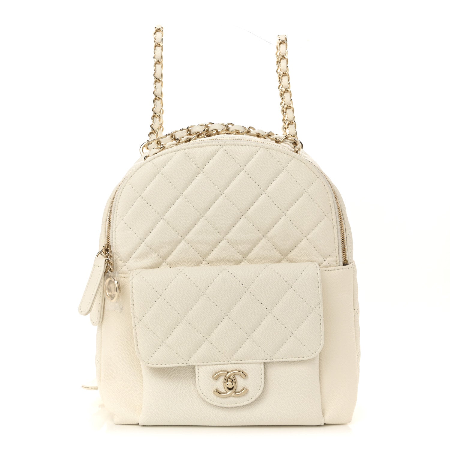chanel cc day backpack quilted caviar mini Chanel Caviar Quilted Small CC Day Backpack White 1791936 – FASHIONPHILE
