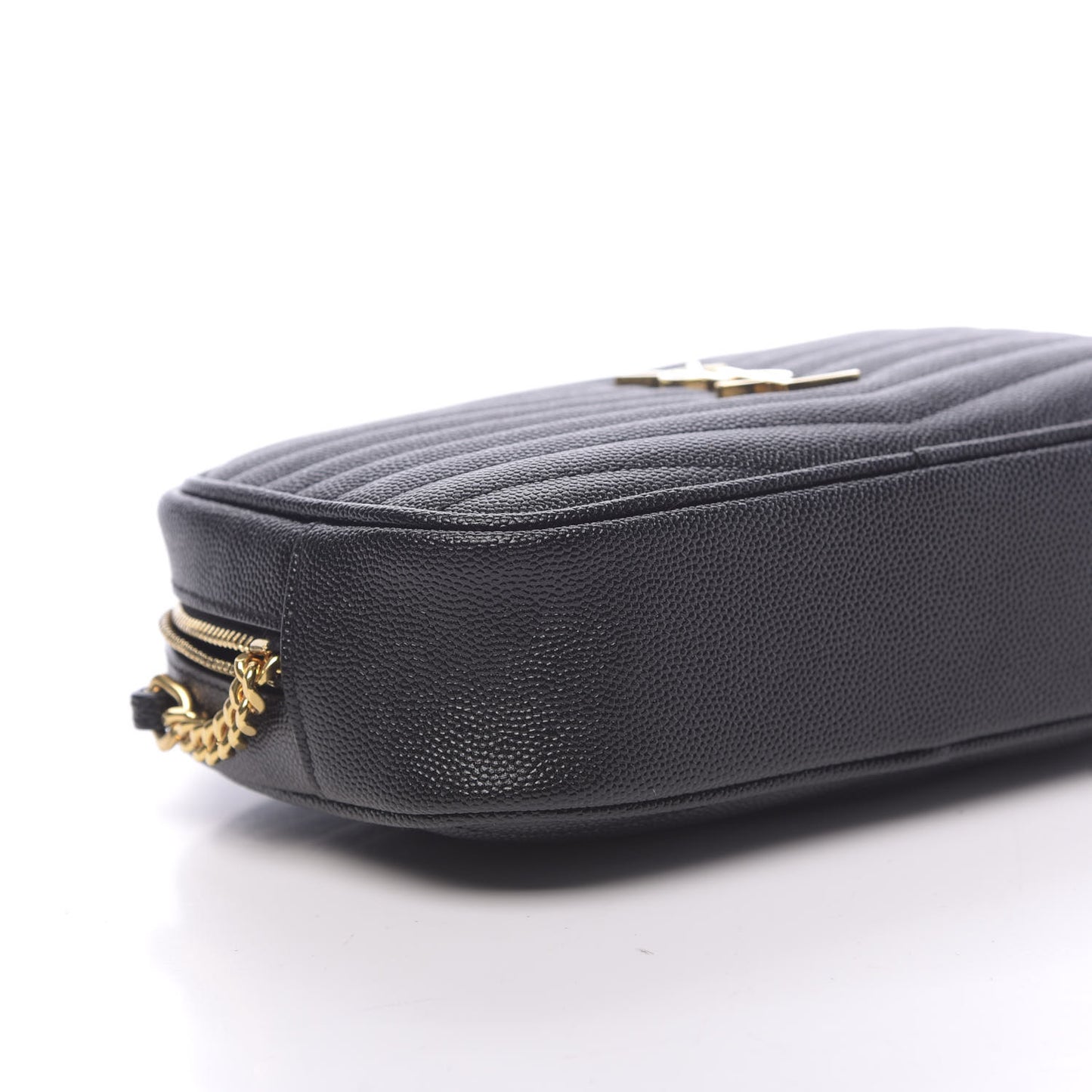 Grain De Poudre Matelasse Monogram Mini Lou Camera Bag Black
