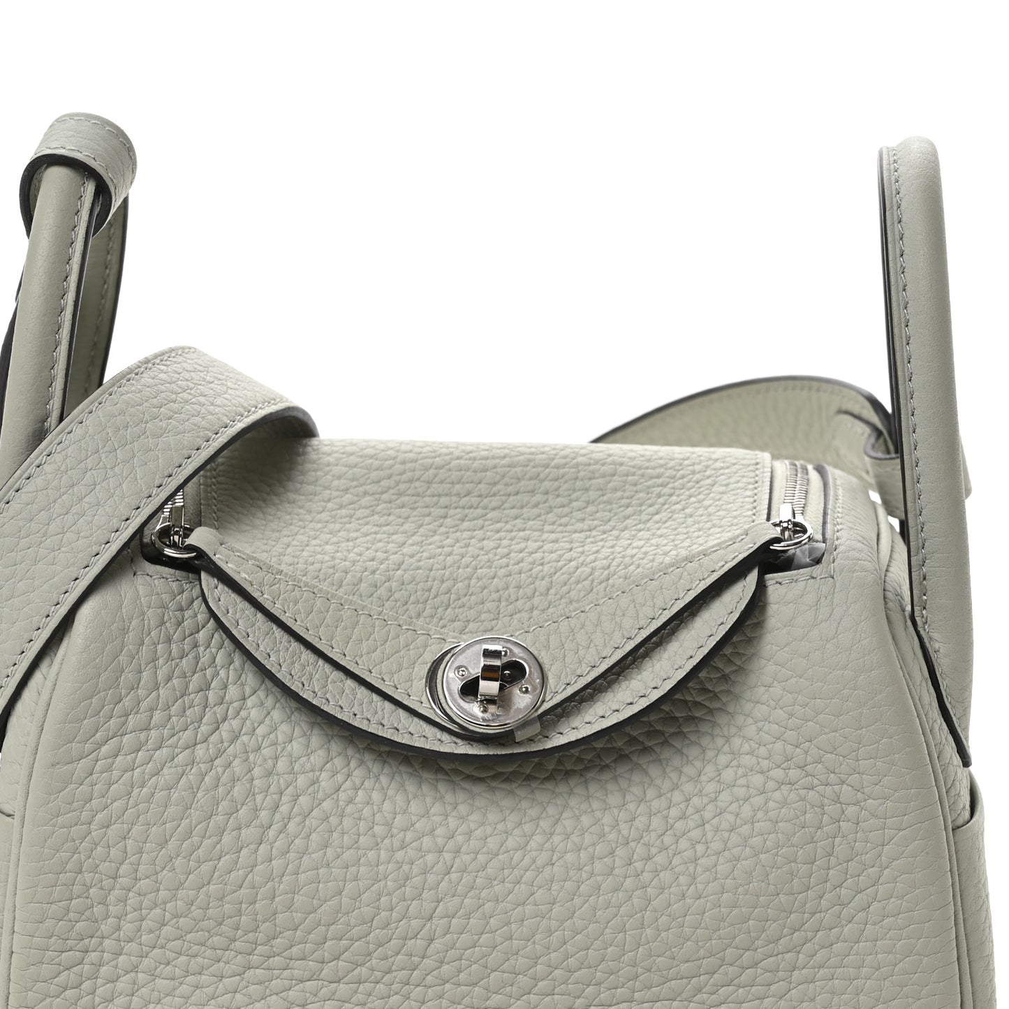 Taurillon Clemence Mini Lindy 20 Gris Neve