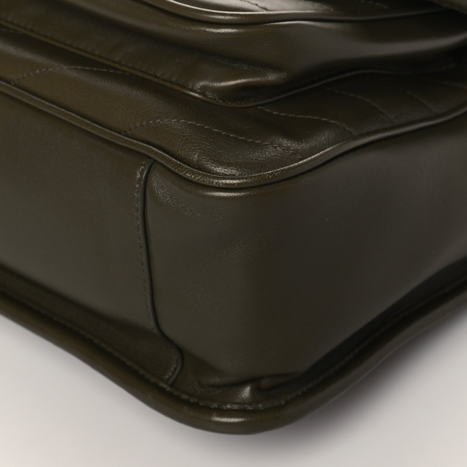 Saint Laurent Lambskin Matelasse Monogram Medium Niki Chain Satchel Seaweed 9 of 9