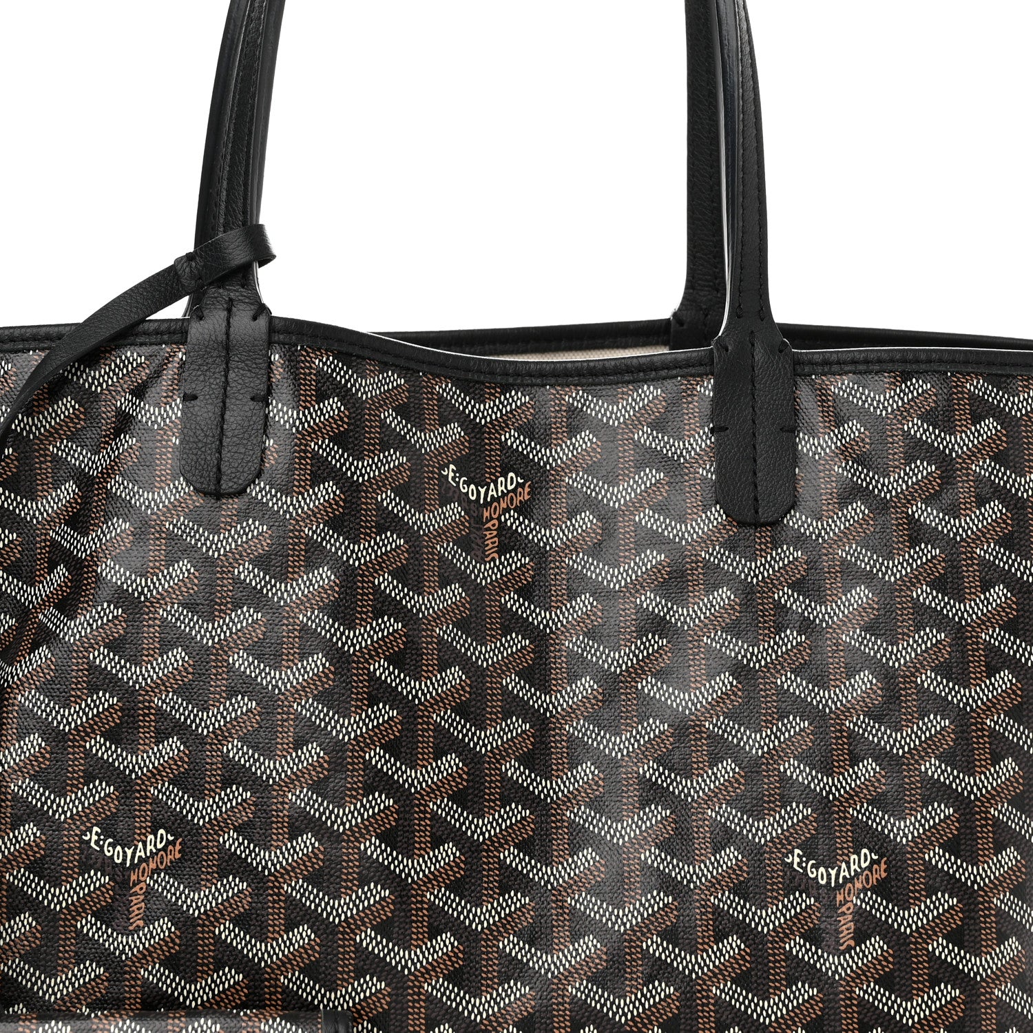 Goyard Goyardine Saint Louis PM Black 8 of 10
