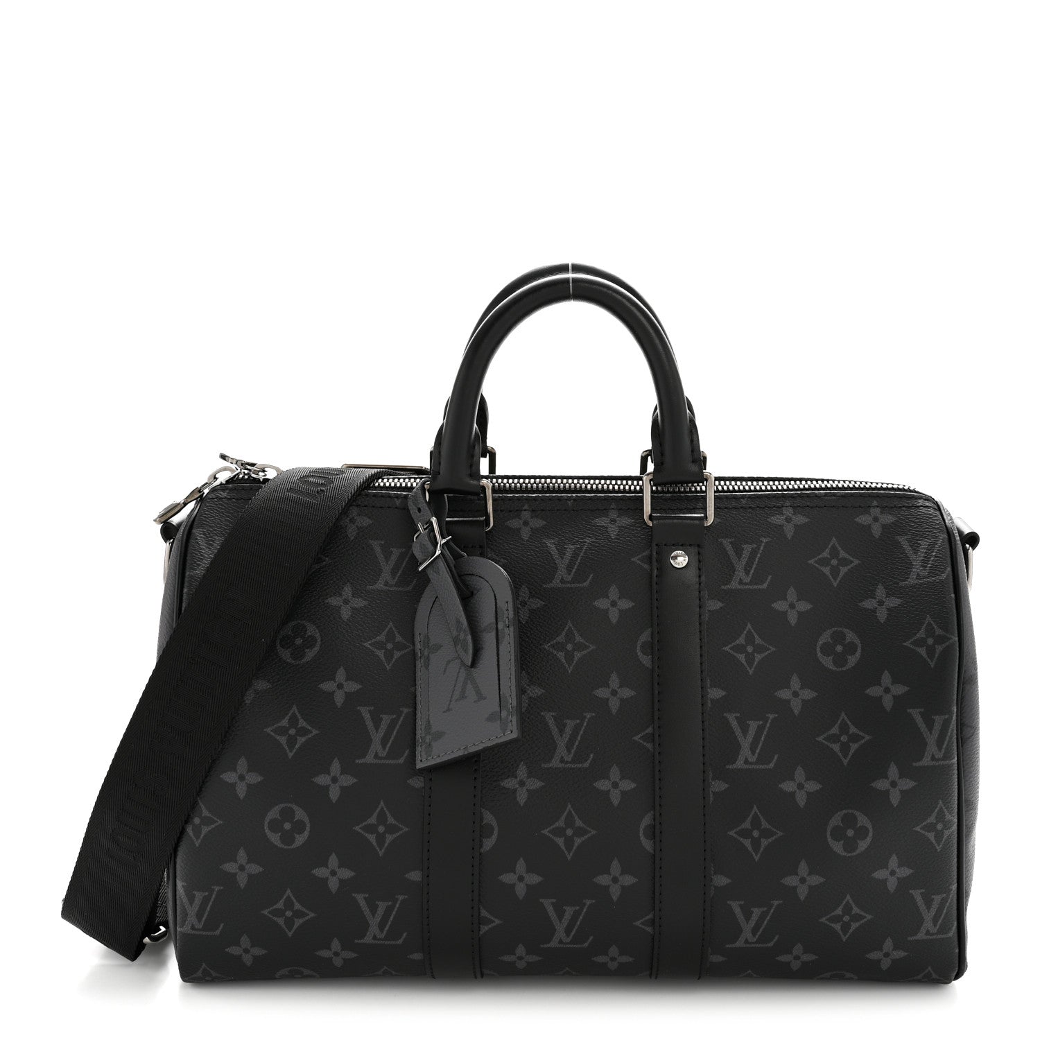 Louis Vuitton Monogram Eclipse Reverse Keepall Bandouliere 35