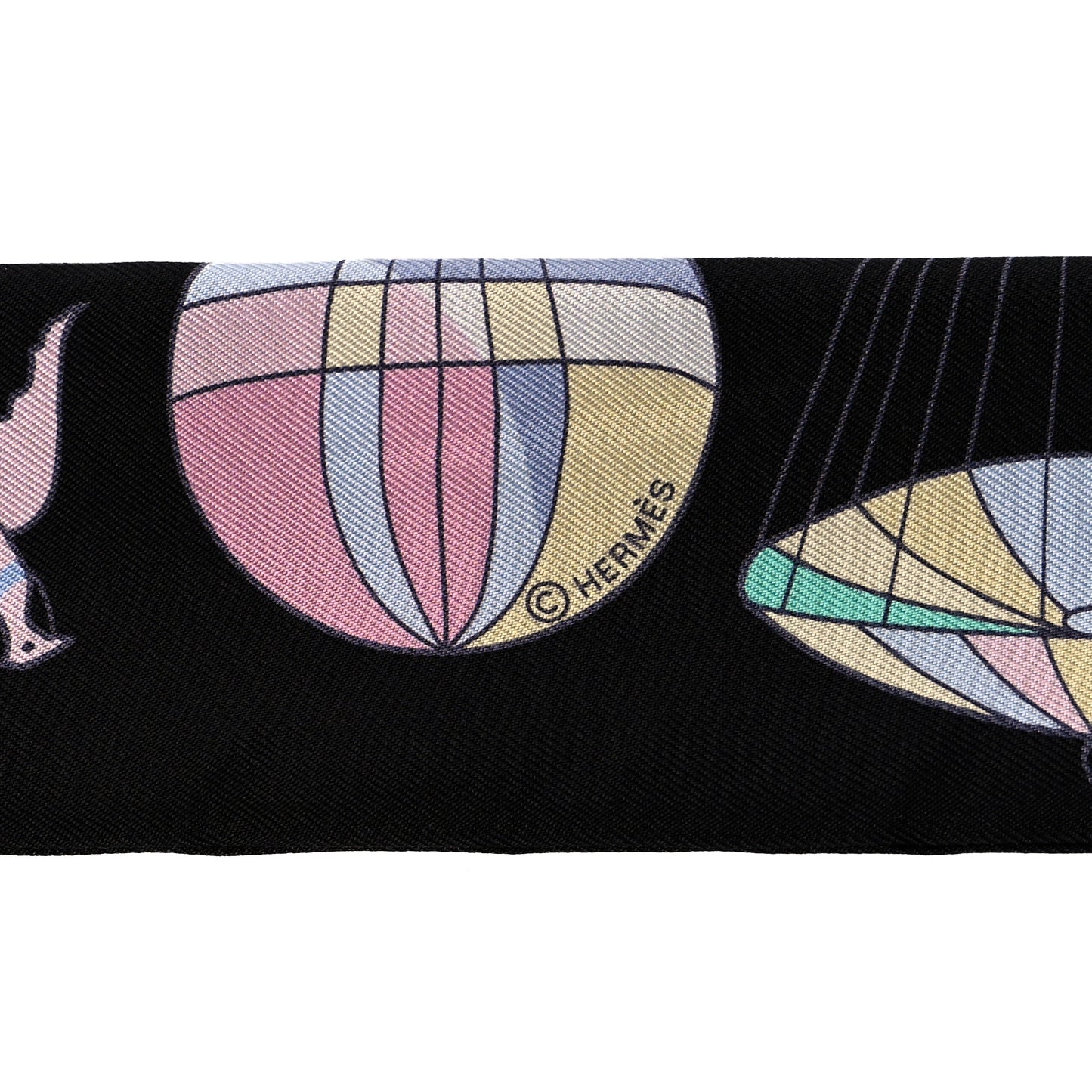 Silk Les Folies Du Ciel Twilly Black Jaune Soufre Multicolor