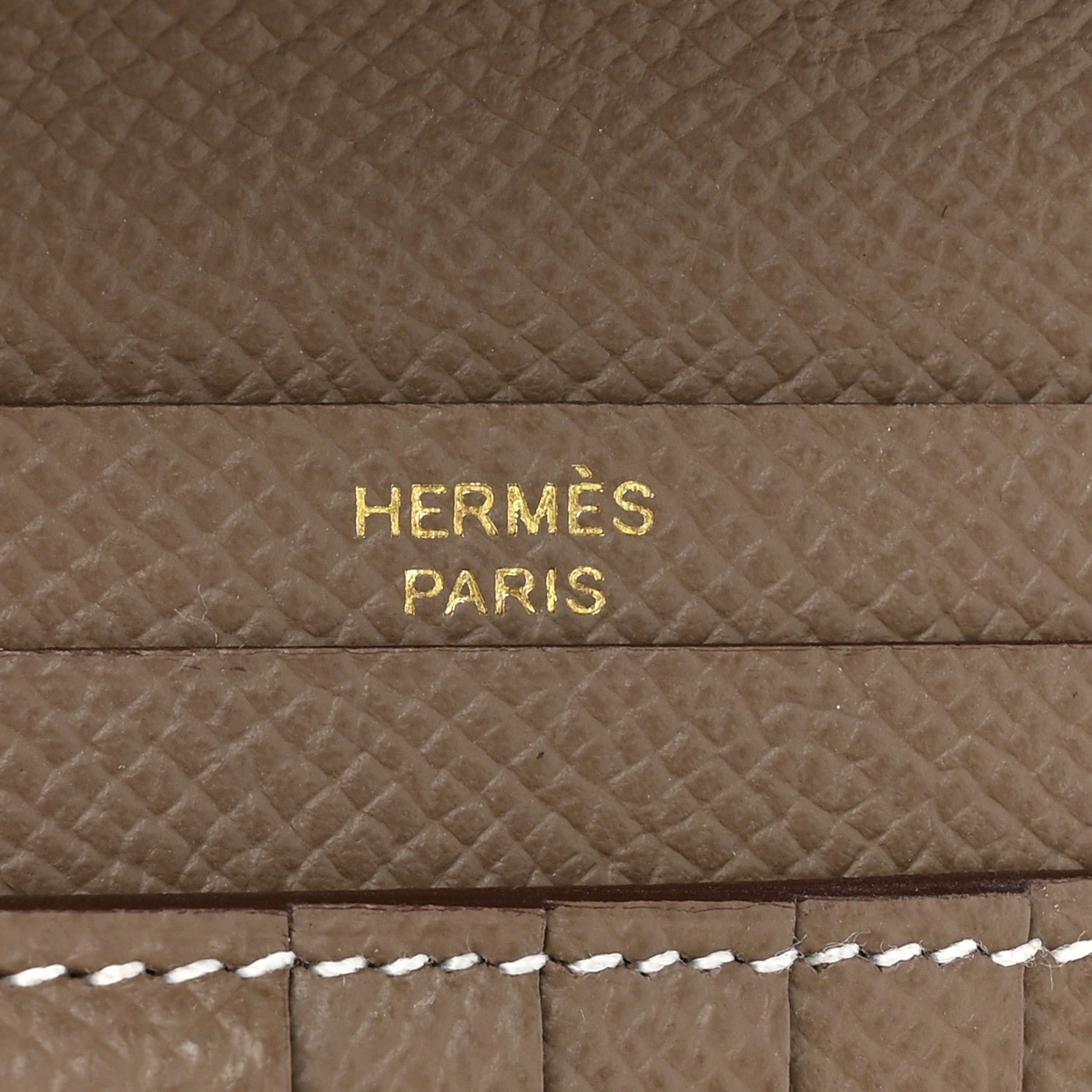 Hermes Epsom Bearn Compact Wallet Etoupe 8 of 12