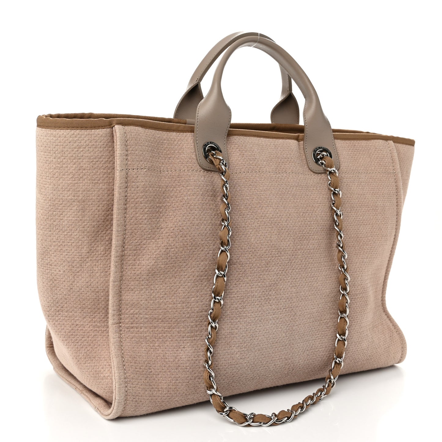 Canvas Medium Deauville Tote Ecru