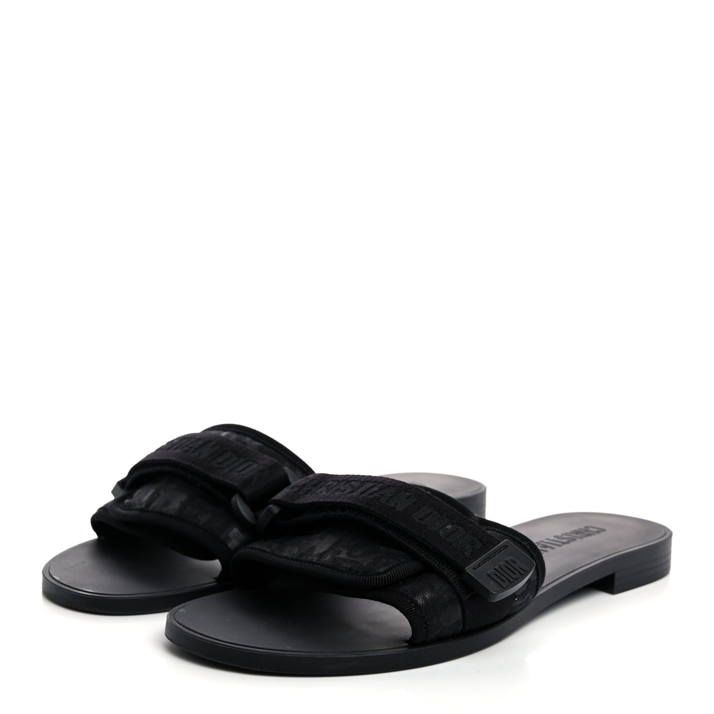 Technical Stretch Fabric Camouflage Dio(r)evolution Slide Sandals 41 Black Military