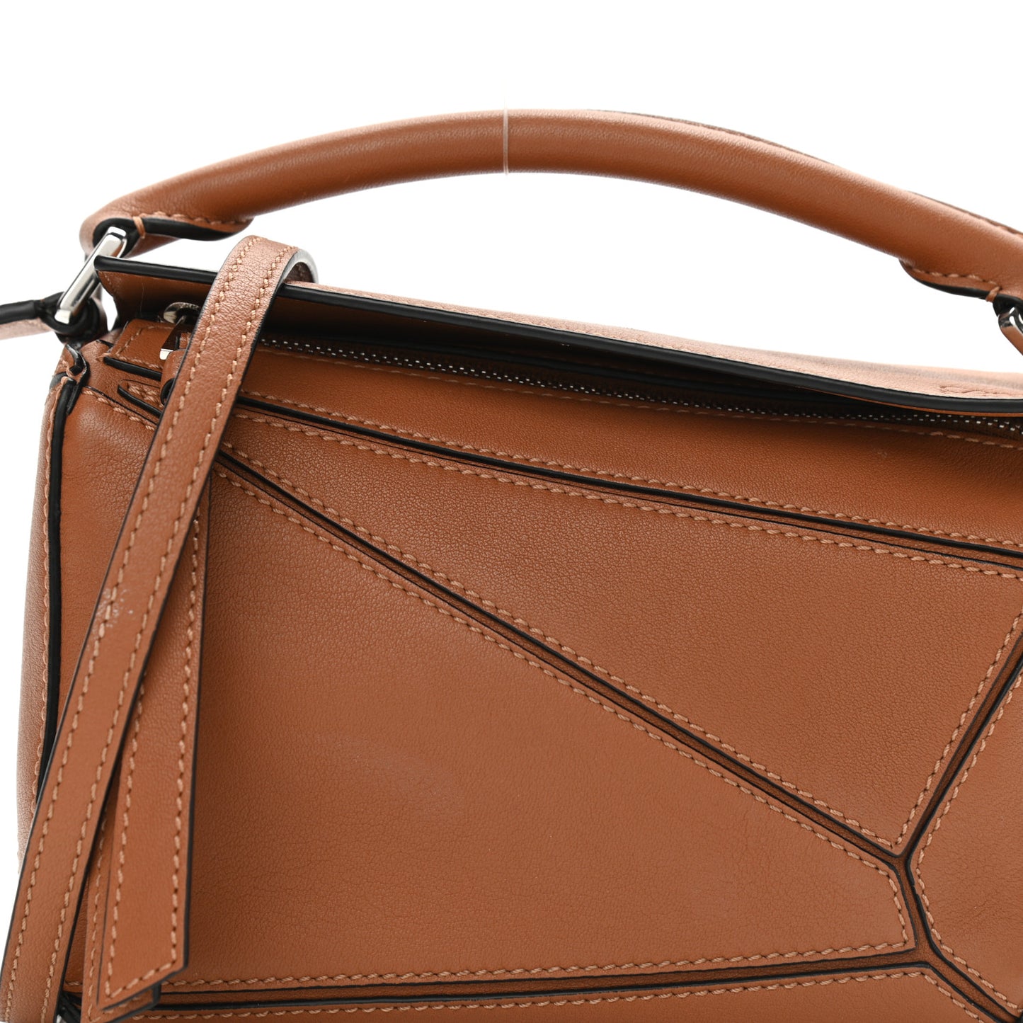 Calfskin Mini Puzzle Bag Tan