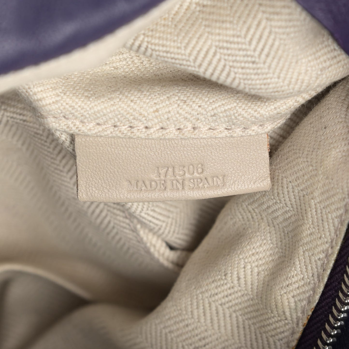 Calfskin Medium Puzzle Bag Purple