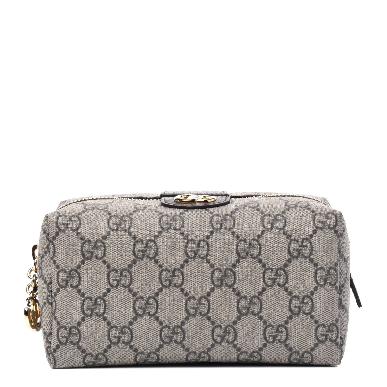 Gucci Soft GG Supreme Monogram Calfskin Medium Ophidia Cosmetic Case Beige Ebony New Acero 1 of 12