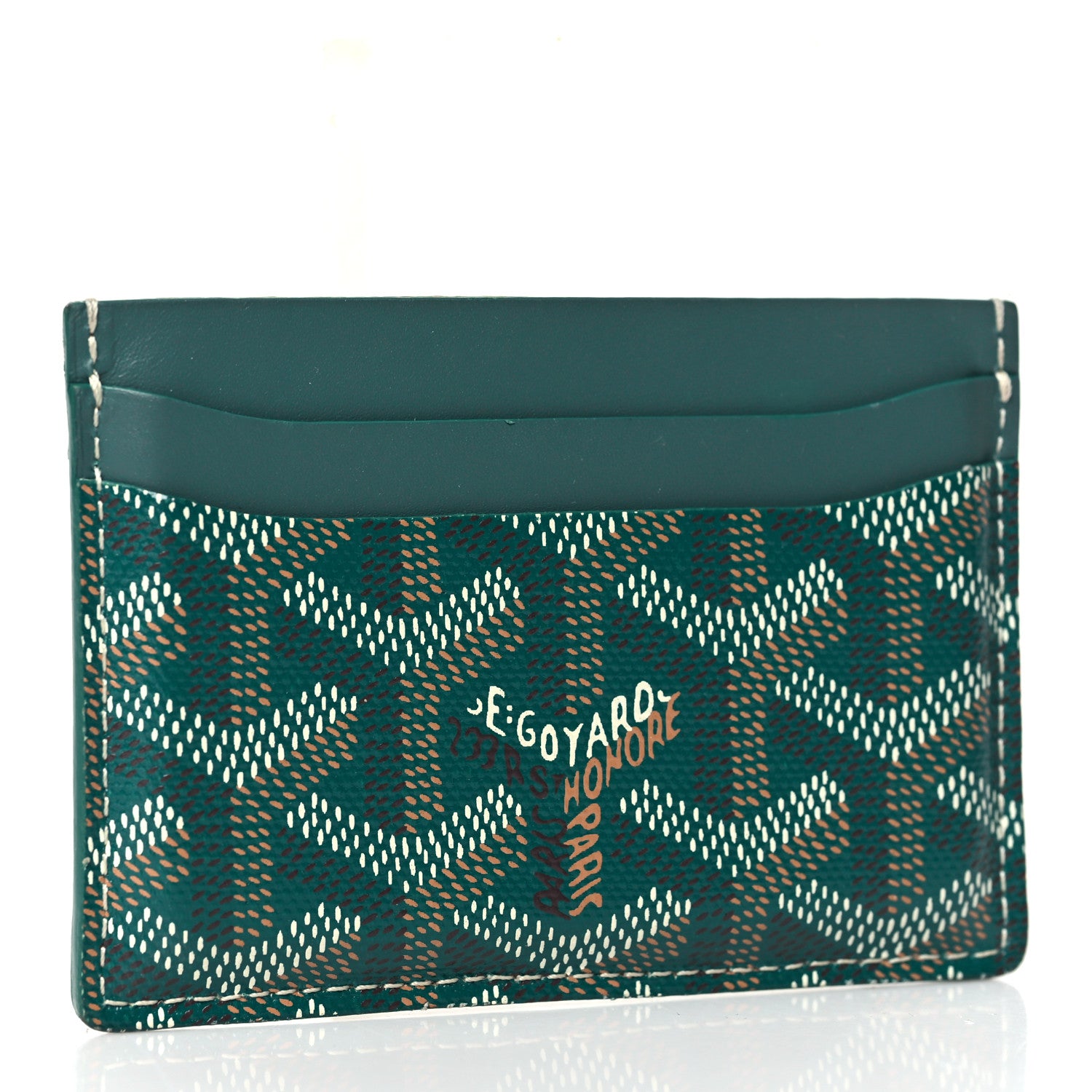 Goyard Goyardine Saint Sulpice Card Holder Green 3 of 6