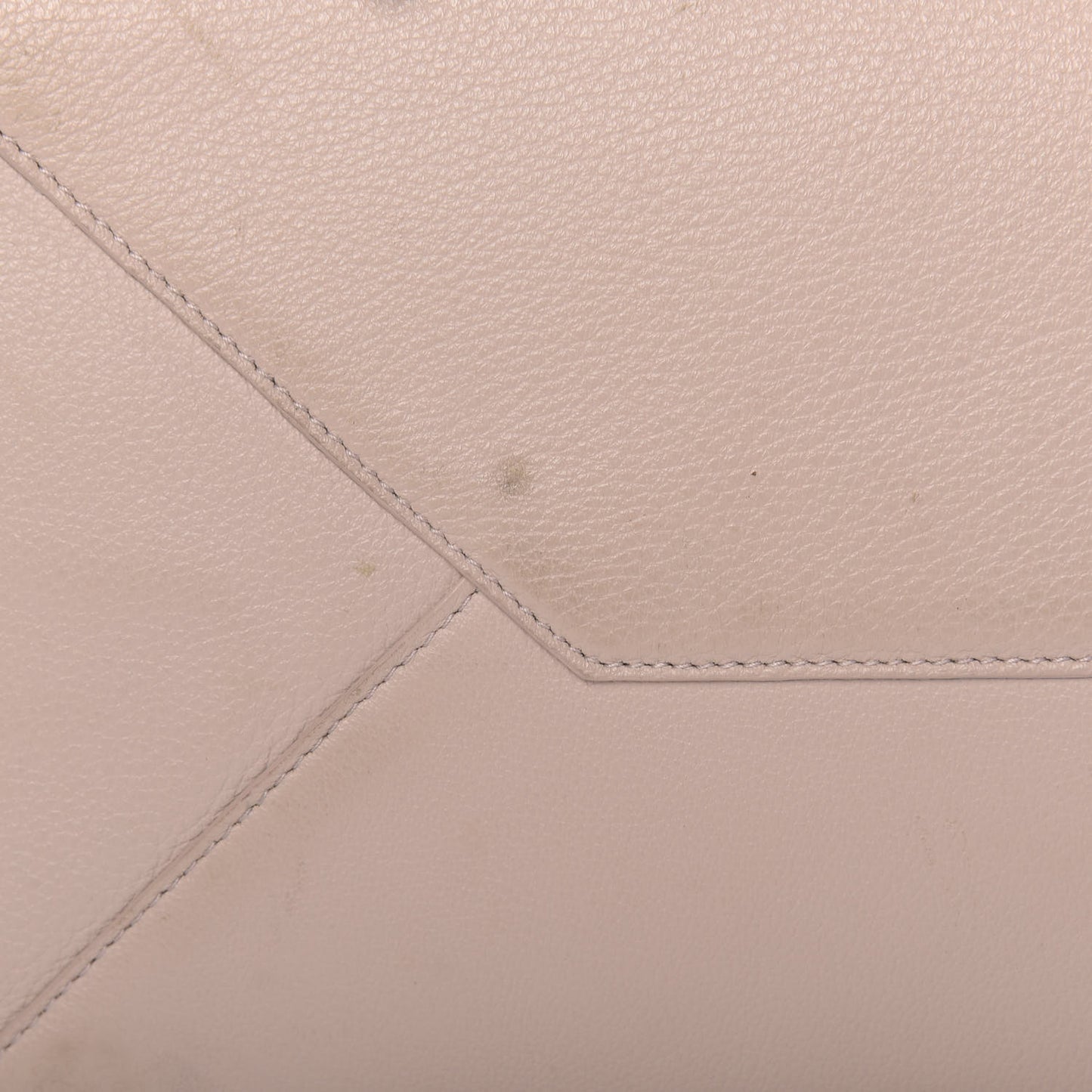 Grained Calfskin Gold Metallic Edge Hardware Papier A4 Tote Rose Poudre