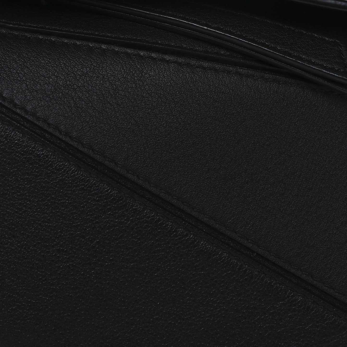Calfskin Small Puzzle Bag Black