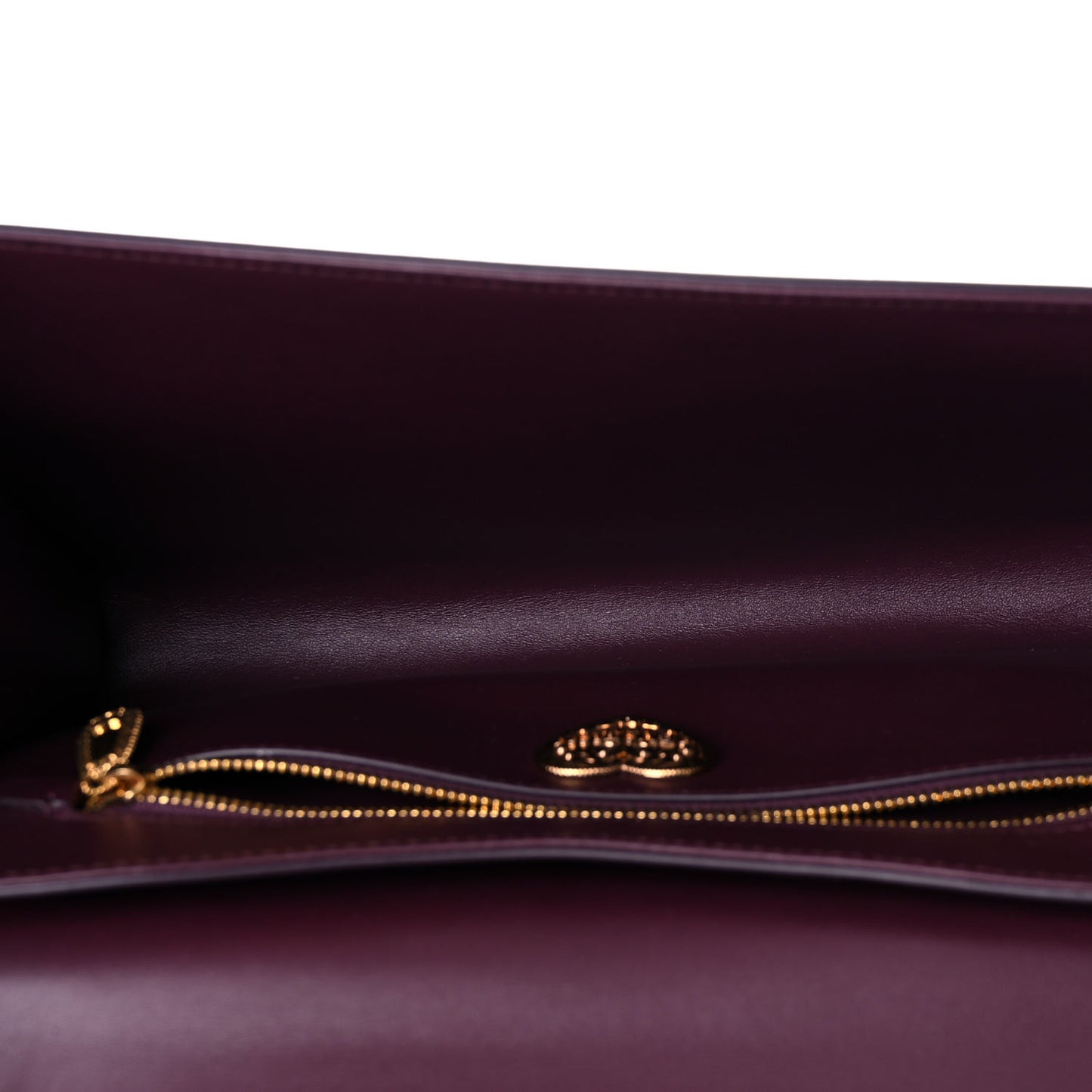 Calfskin Large Devotion Bag Burgundy
