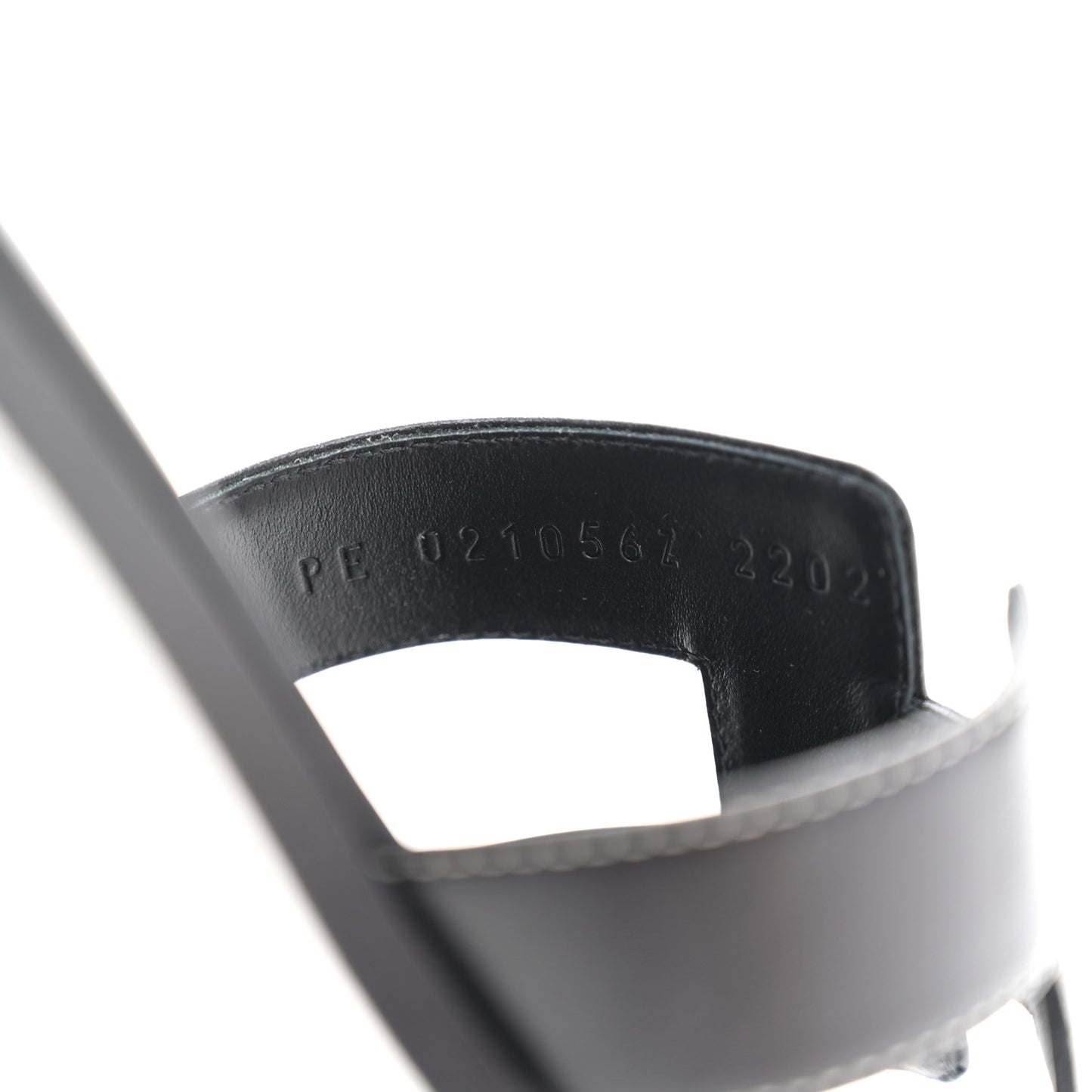 Box Calfskin Oran Sandals 39 Black