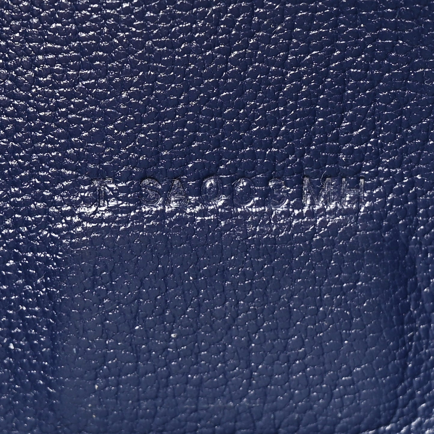 Ostrich Bearn Wallet Bleu Iris