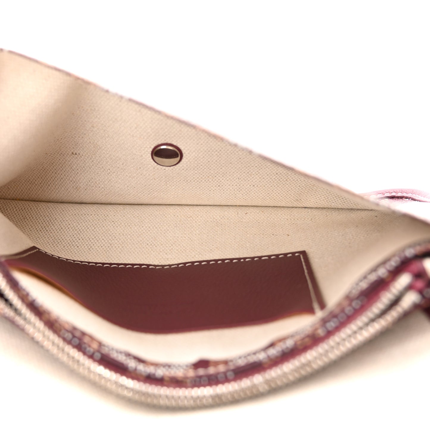 Goyardine Plumet Wallet Clutch Burgundy