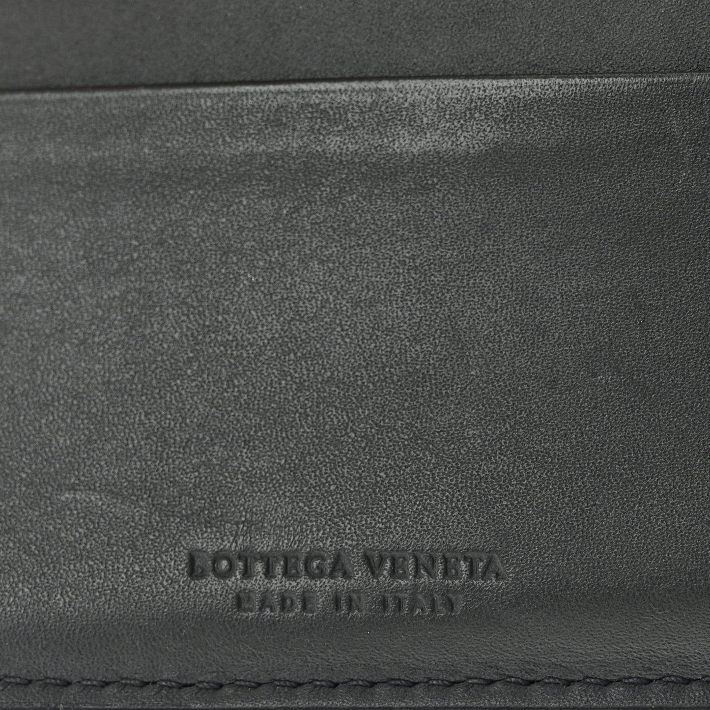 Nappa Intrecciato Bi-Fold Wallet Grey