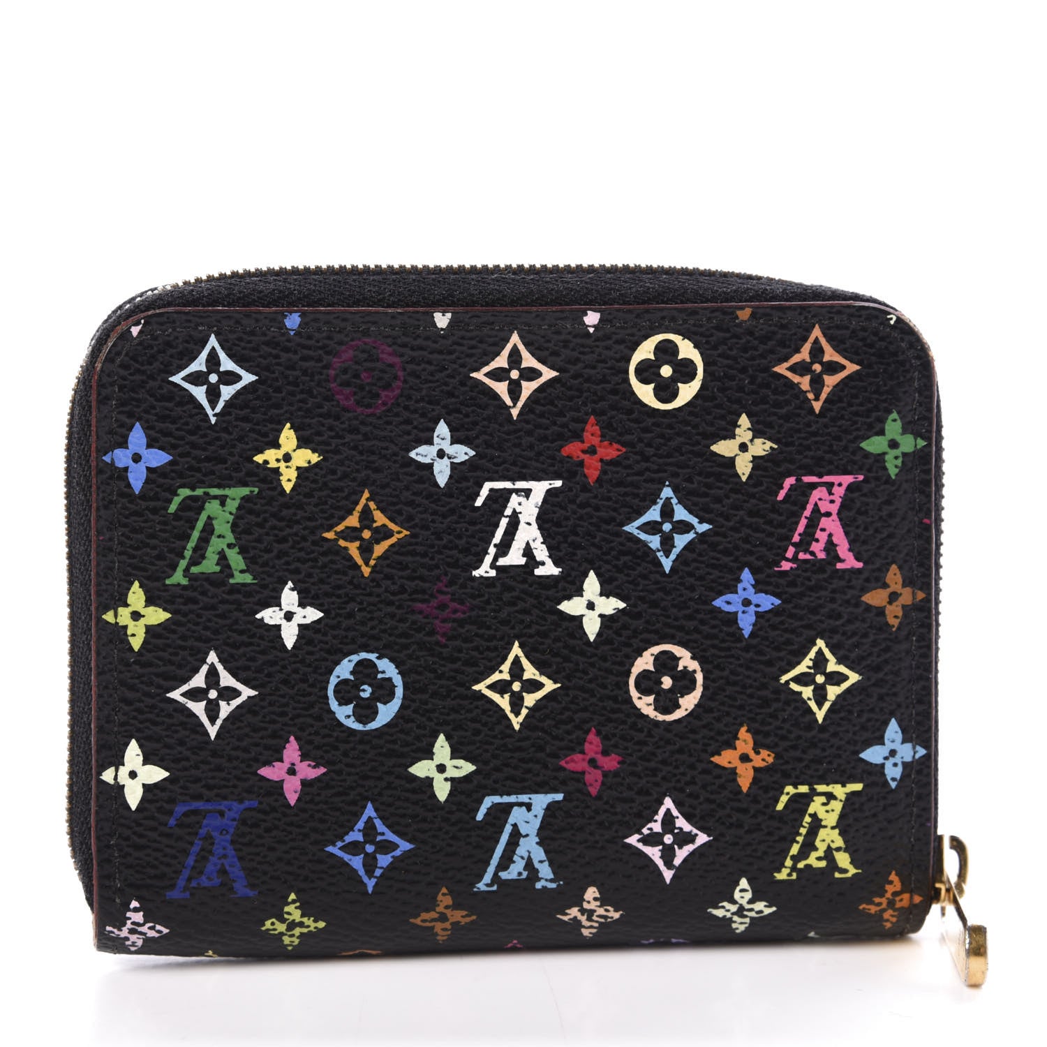Louis Vuitton Monogram Multicolor Zippy Coin Purse Black 3 of 12