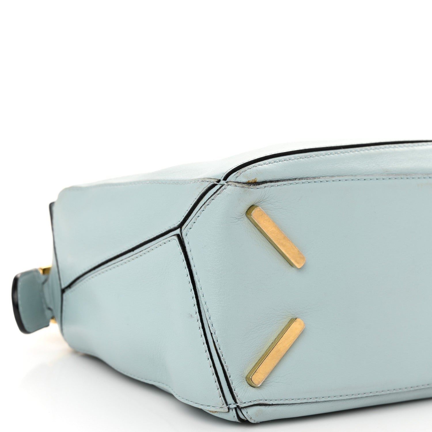 Loewe Calfskin Small Puzzle Bag Light Blue 8 of 11