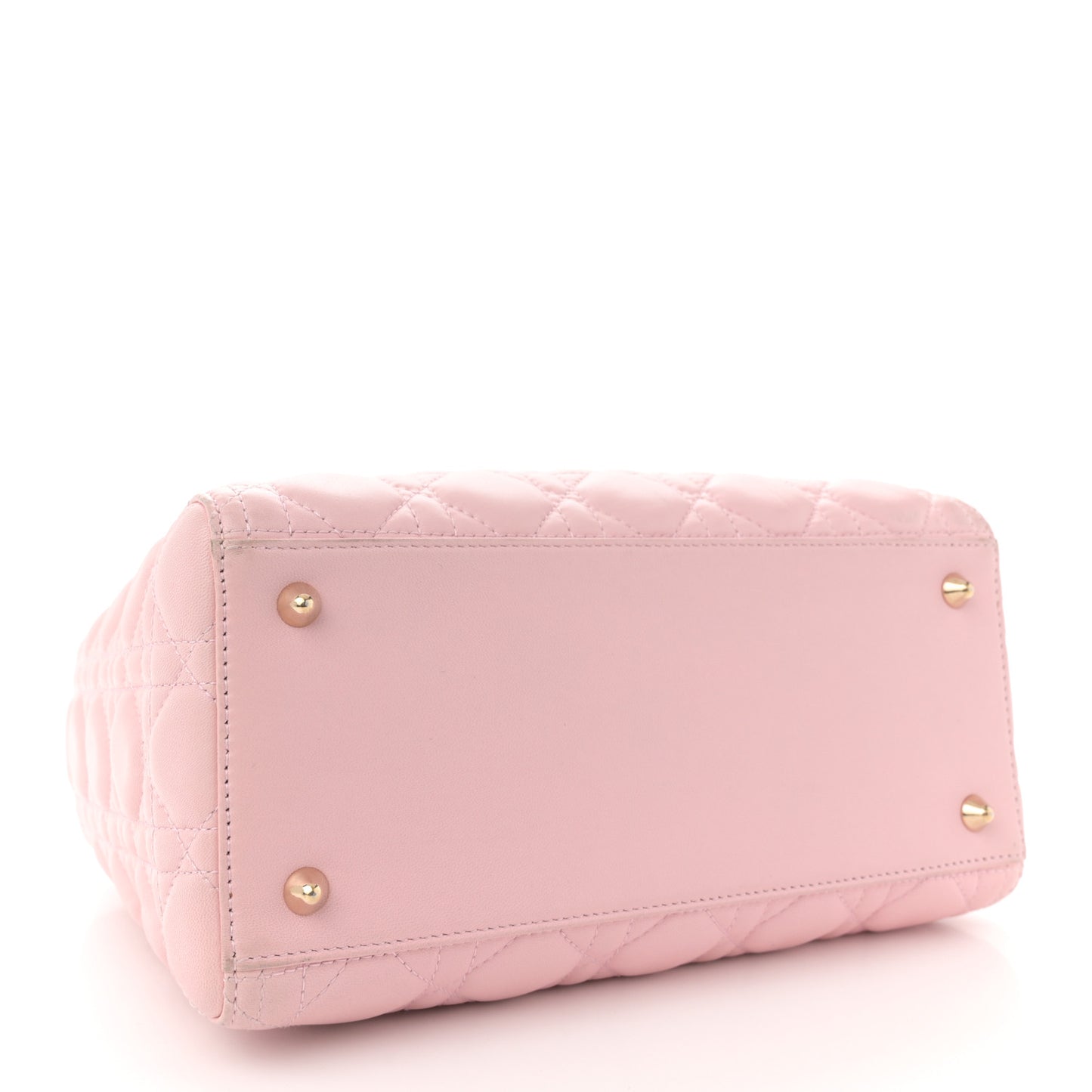 Lambskin Cannage Medium Lady Dior Light Pink