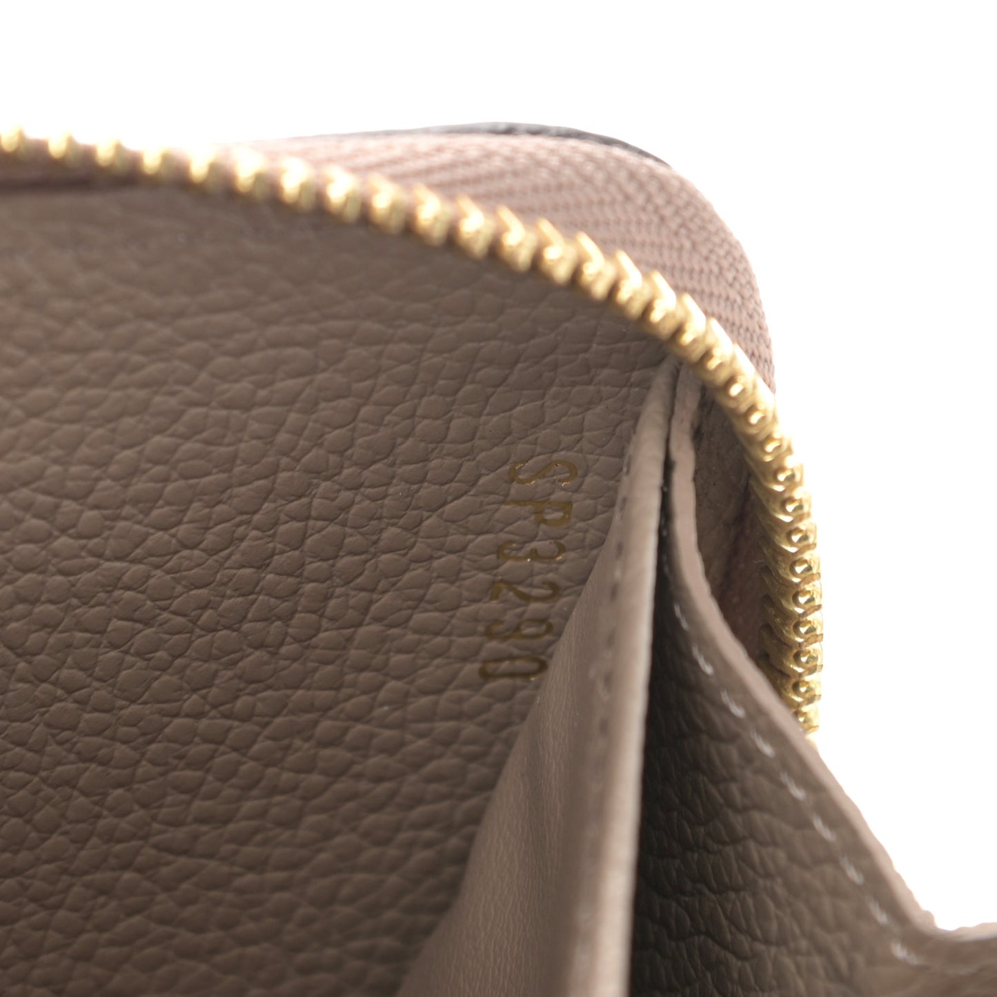 Empreinte Monogram Giant Zippy Wallet Tourterelle Creme