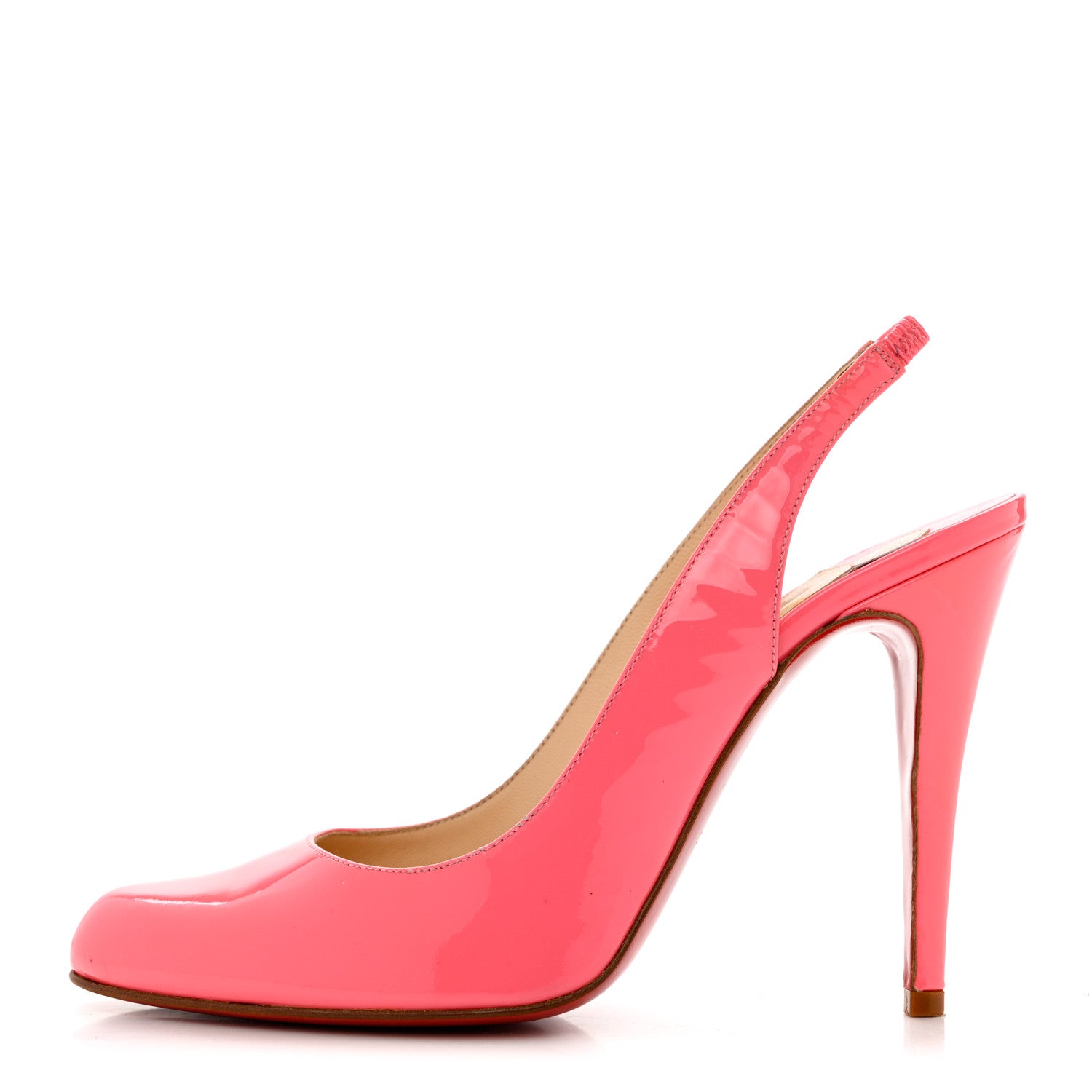 Christian Louboutin Patent Fifi Sling 85 Pumps 39 Pink 1 of 11