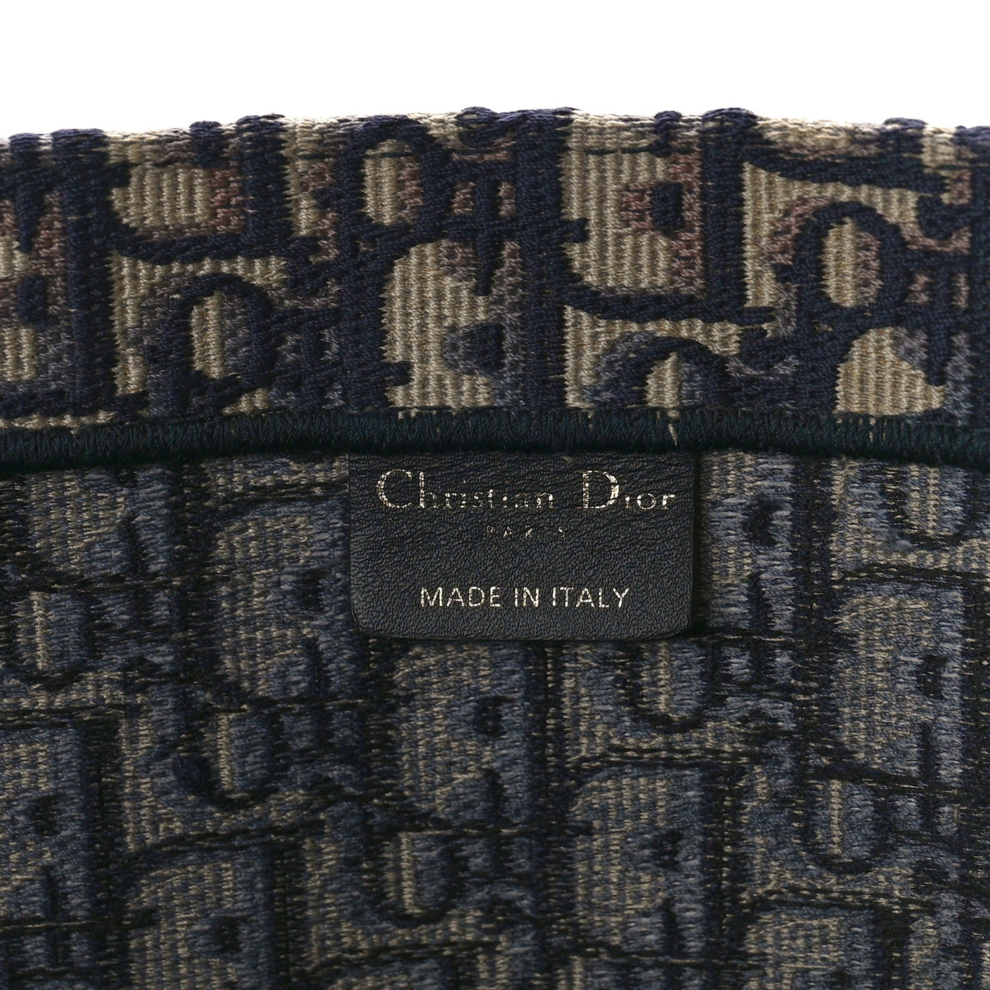 Oblique Large Book Tote Blue Multicolor