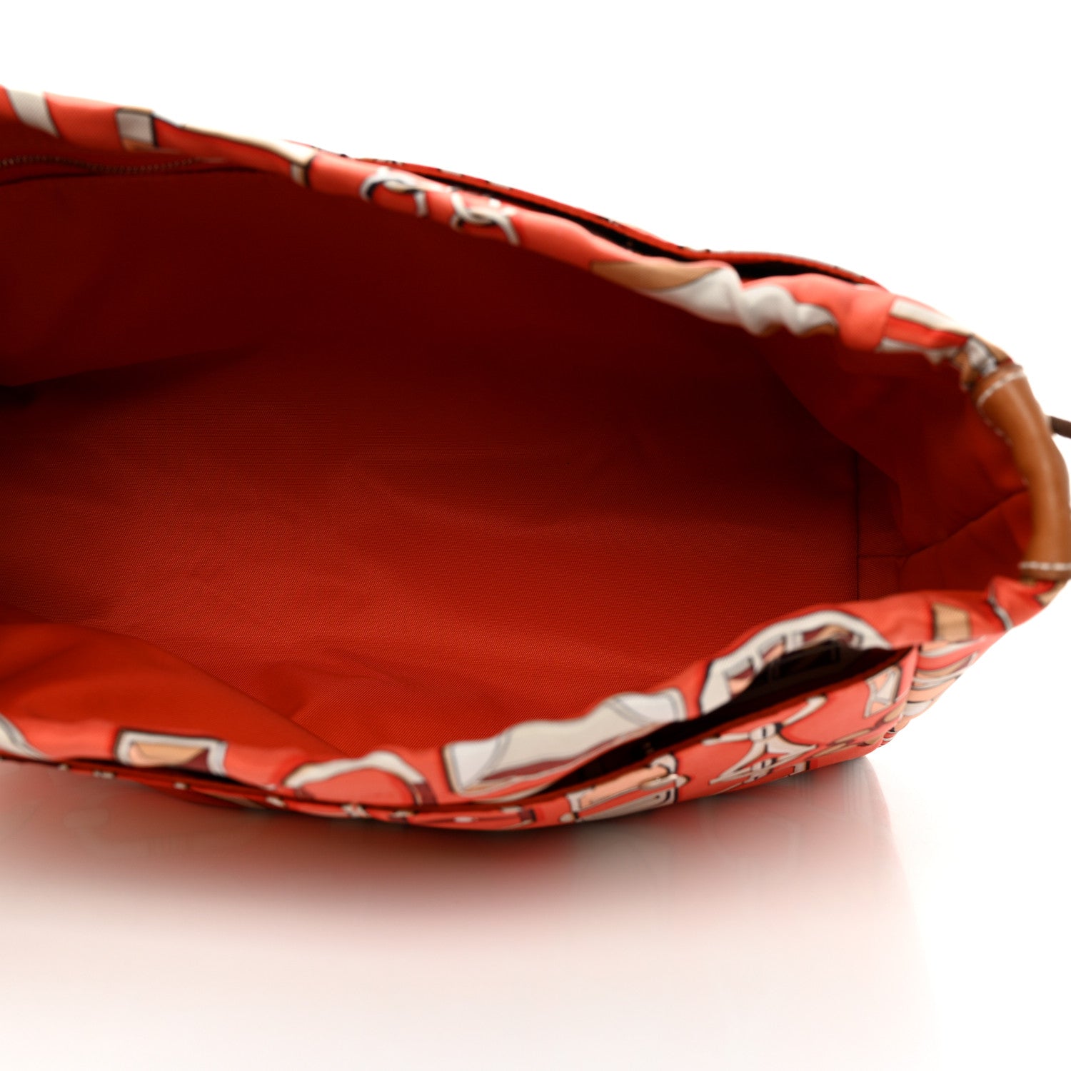 Hermes Silk Barenia Carre En Boucles Fourbi 25 MM Bag Insert 5 of 8