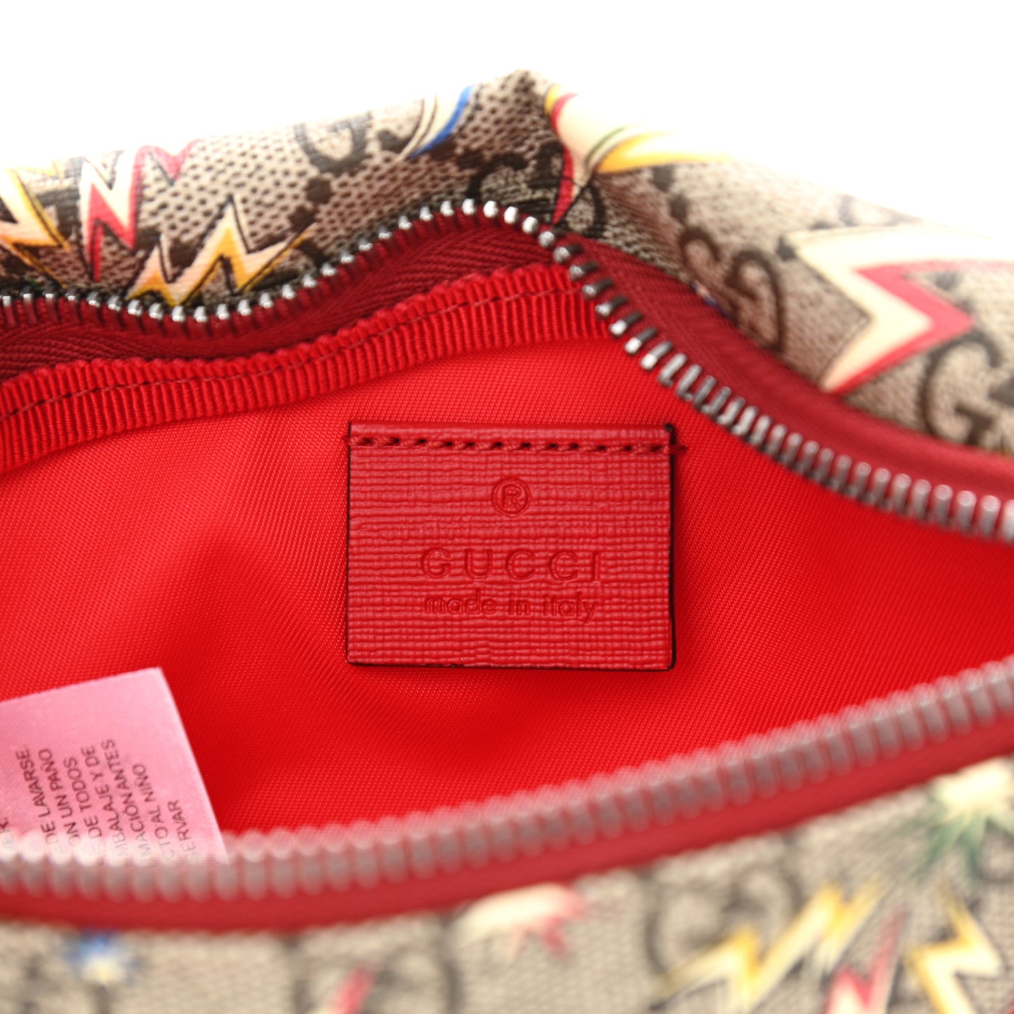 GG Supreme Monogram Childrens Space Print Belt Bag Multicolor