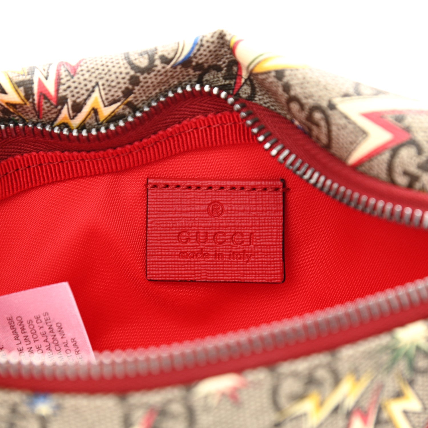 Gucci GG Supreme Monogram Childrens Space Print Belt Bag Multicolor 6 of 10