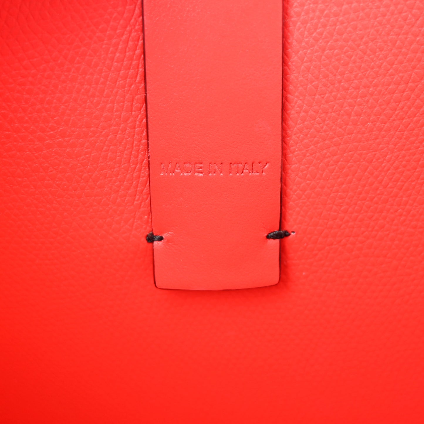 Patent Calfskin Small Oh Xtian Cabata Tote Red