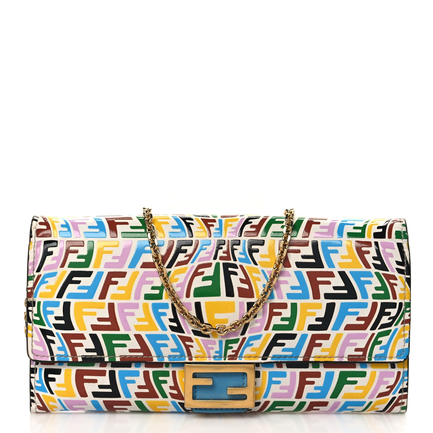 Fendi X SARAH COLEMAN Vitello Liberty Ceylon Micro FF Fish Eye