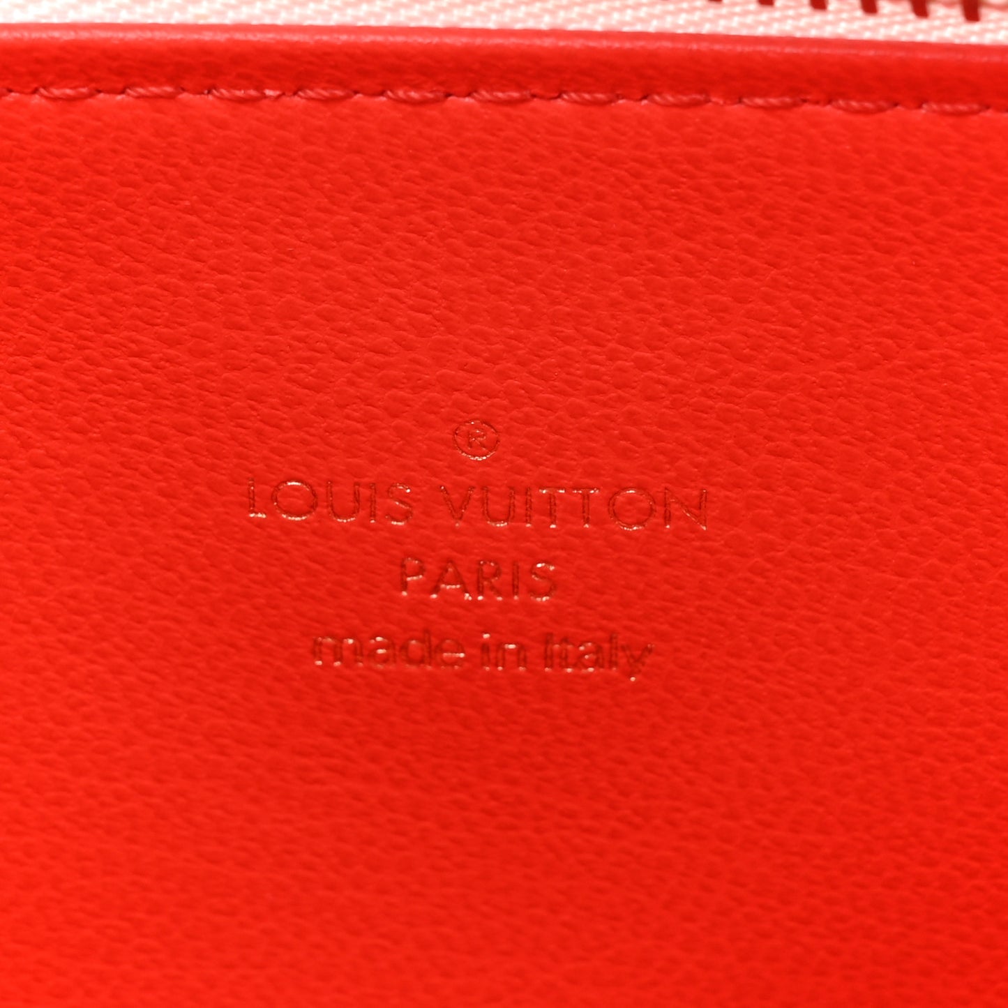 Lambskin Embossed Monogram LV H32 PM White