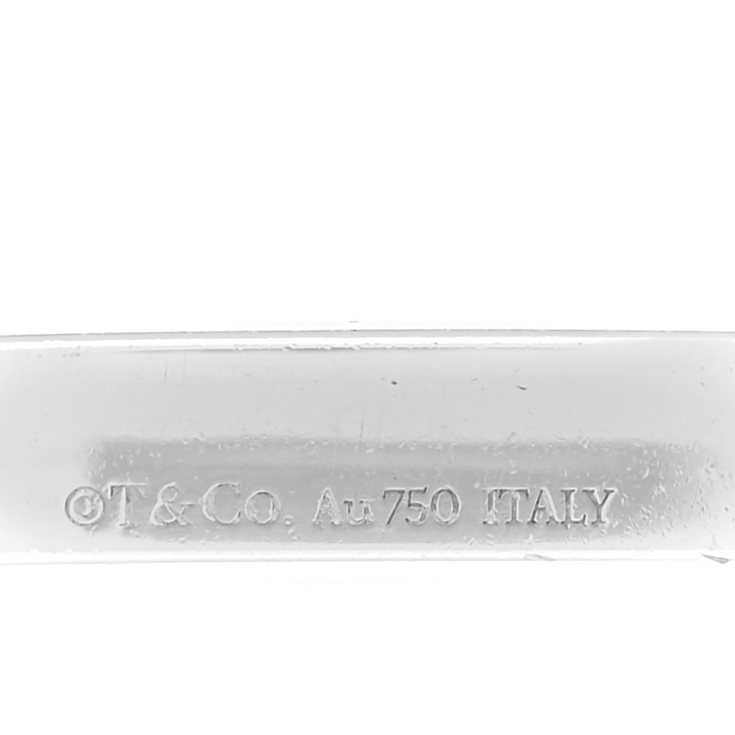 Tiffany 18K White Gold Diamond Micro Link ID Chain Bracelet 4 of 6