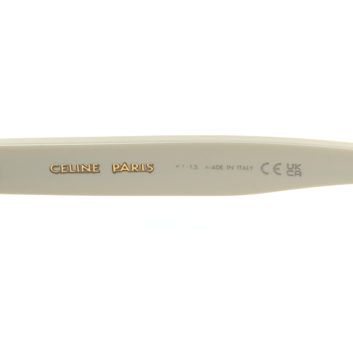 Acetate Sunglasses CL40198F White