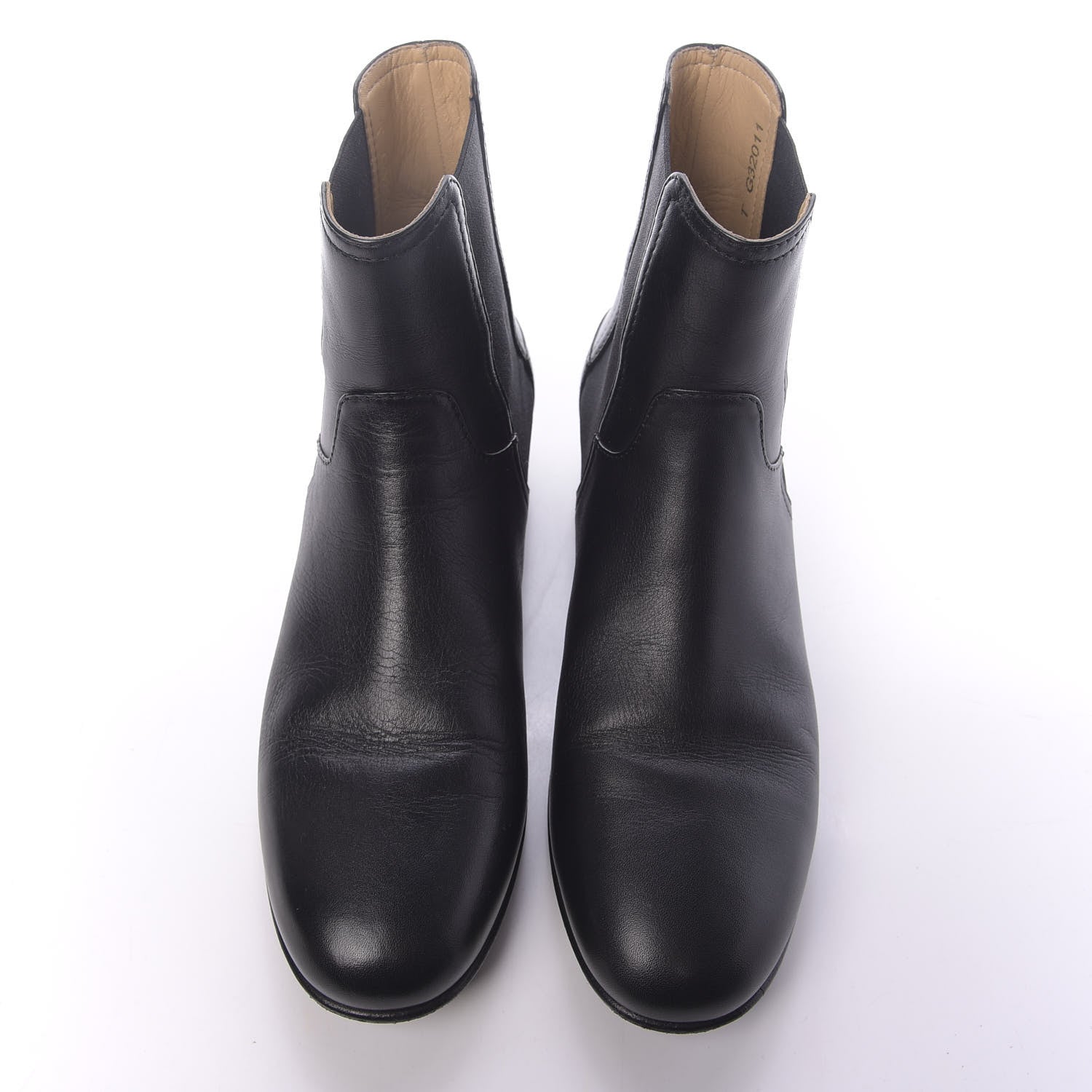 Chanel Calfskin Elastic Short Boots 39.5 Black 5 of 10