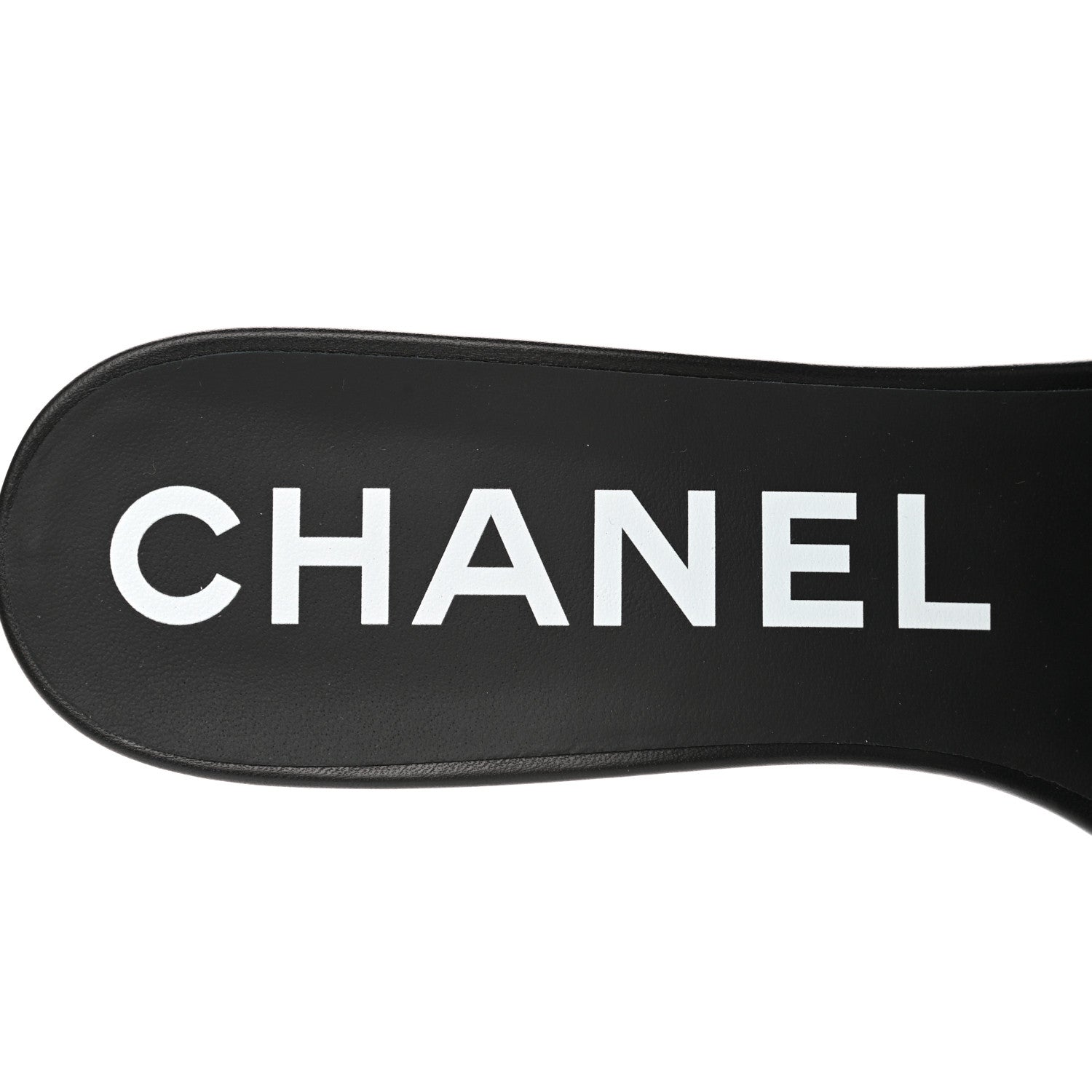 Chanel Lambskin Quilted Textured CC Mules 41 Black 7 of 9