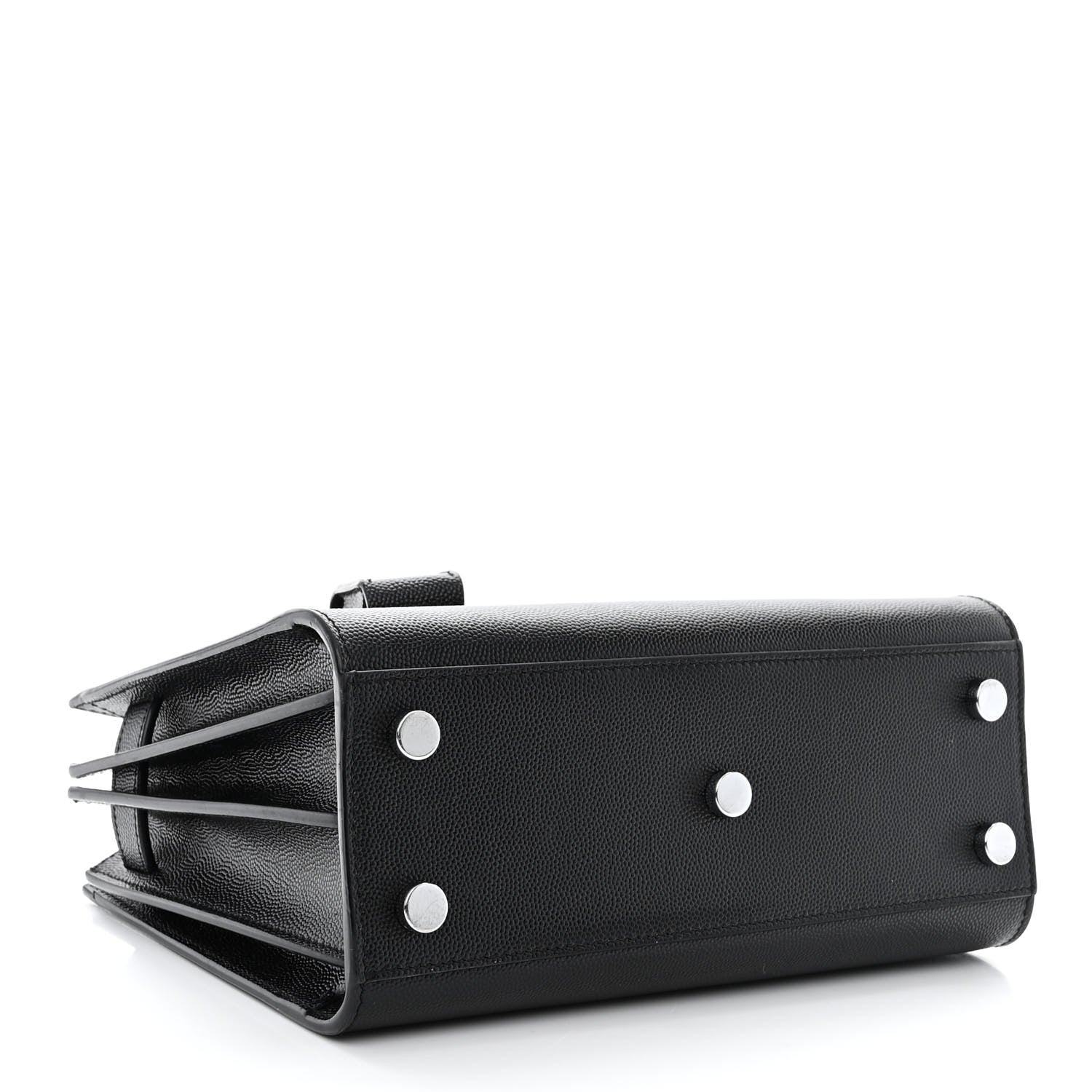 Saint Laurent Grained Calfskin Nano Sac De Jour Black 4 of 11
