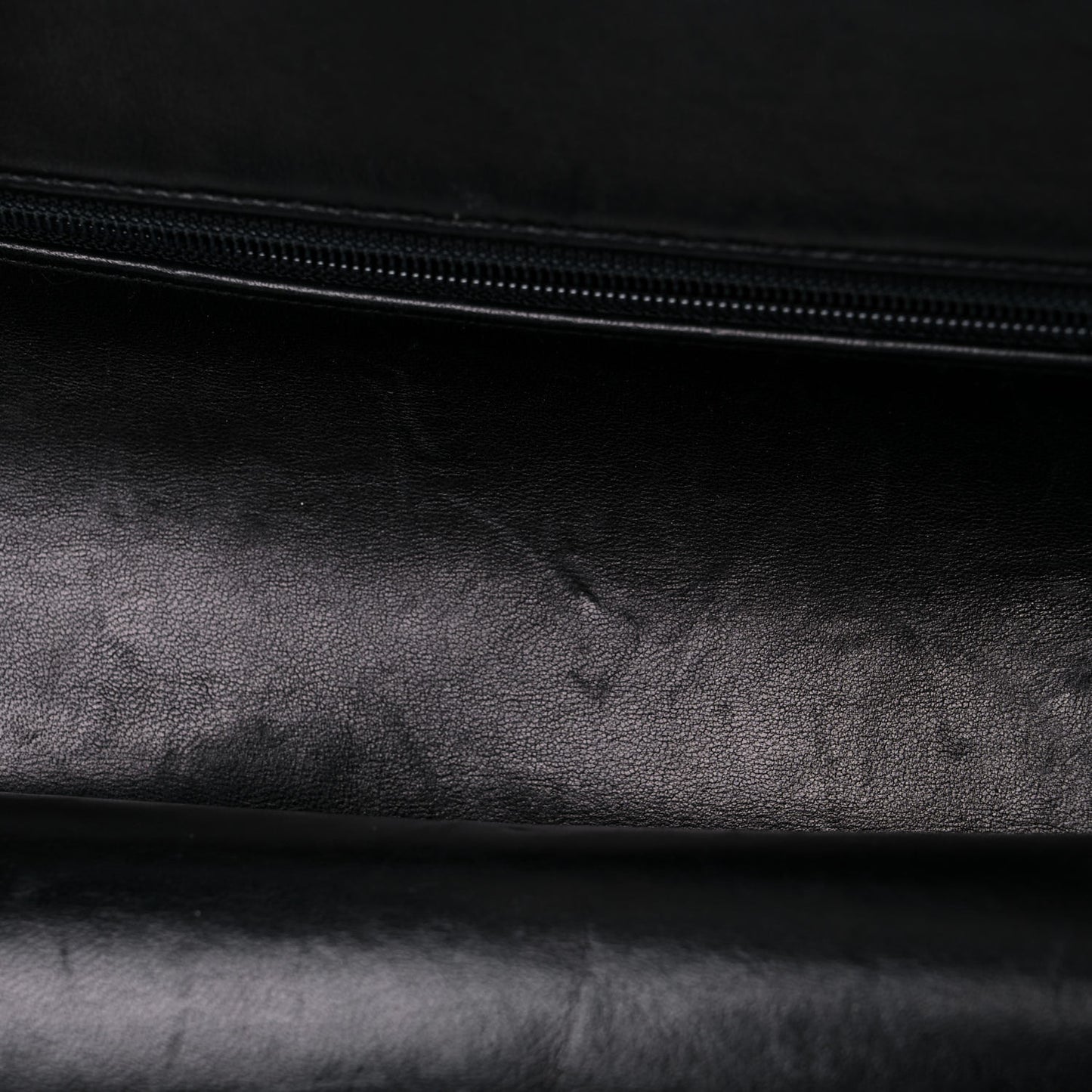 Lambskin Quilted Small Double Flap Black
