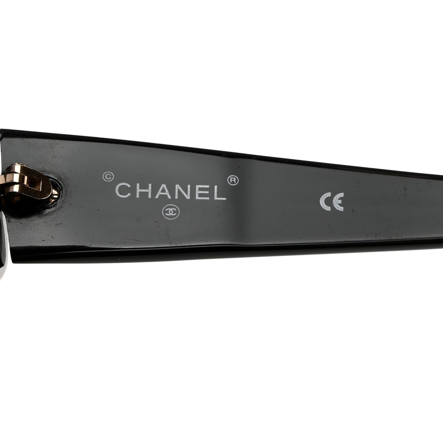 Acetate Oval CC Sunglasses 05974 Black