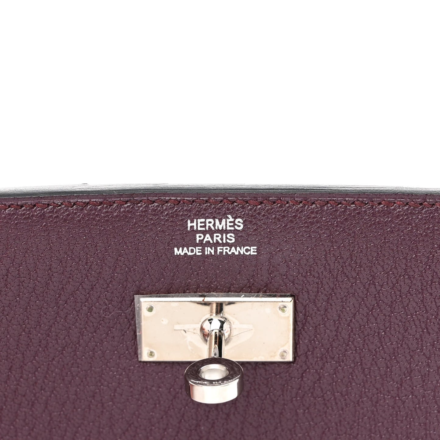 Chevre Mysore Medium Kelly Wallet Prune