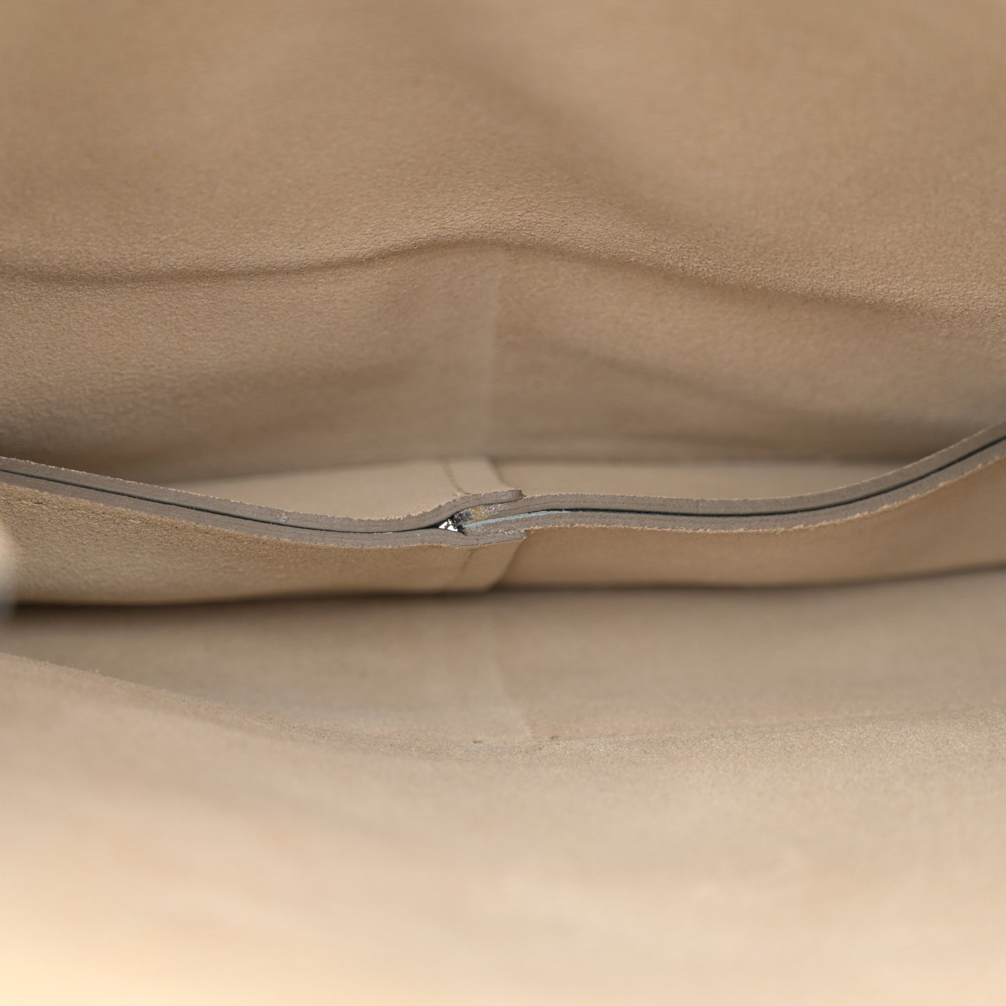 Calfskin Suede Medium Faye Shoulder Bag Ash Blue