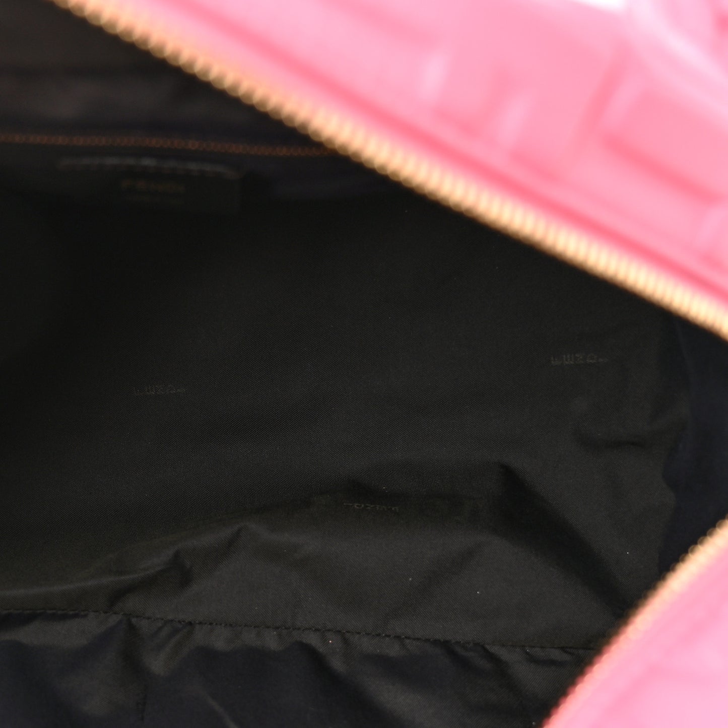 Nappa FF 1974 Embossed Small Boston Rosa Fluo