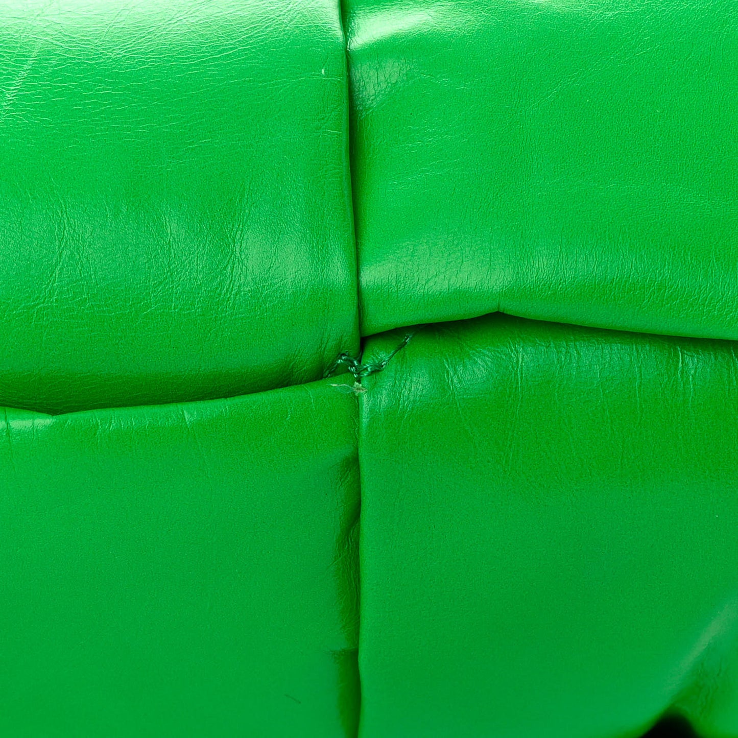 Paper Calfskin Intrecciato Padded Medium Cassette Parakeet
