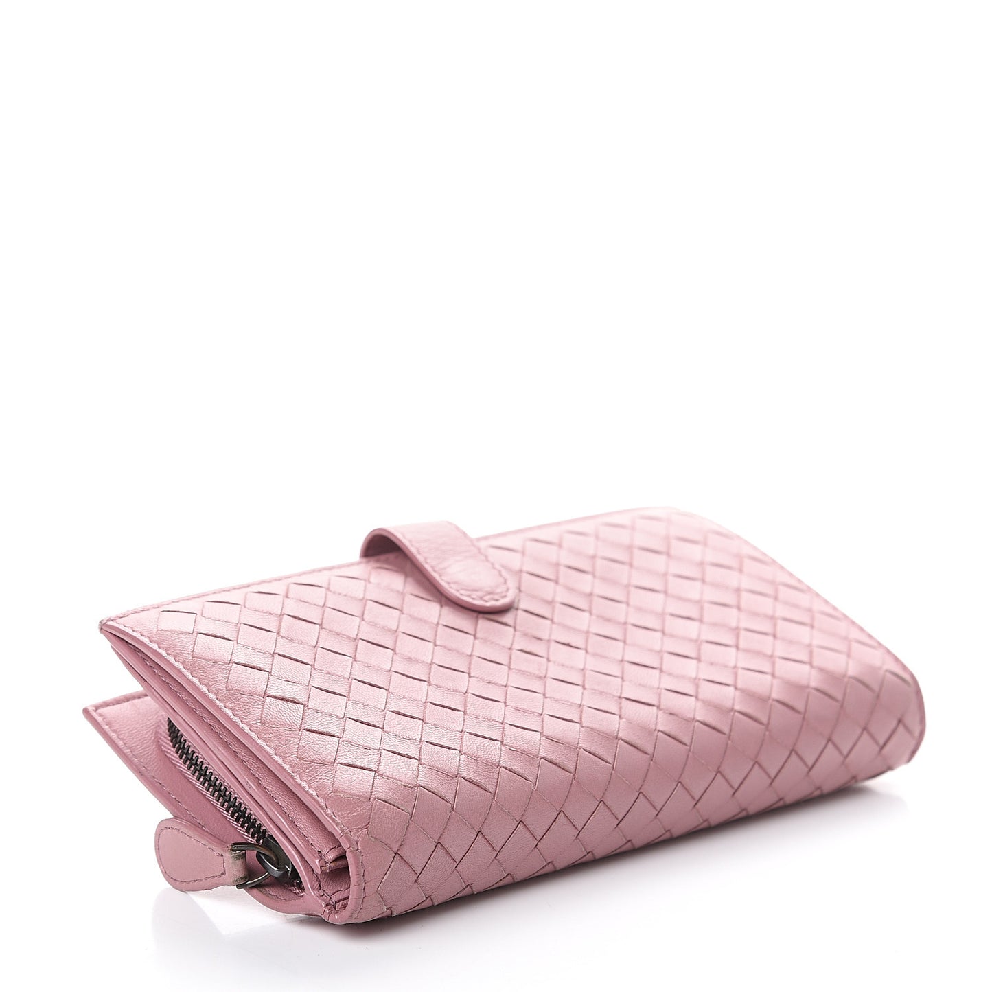 Nappa Intrecciato Continental Wallet Watteau