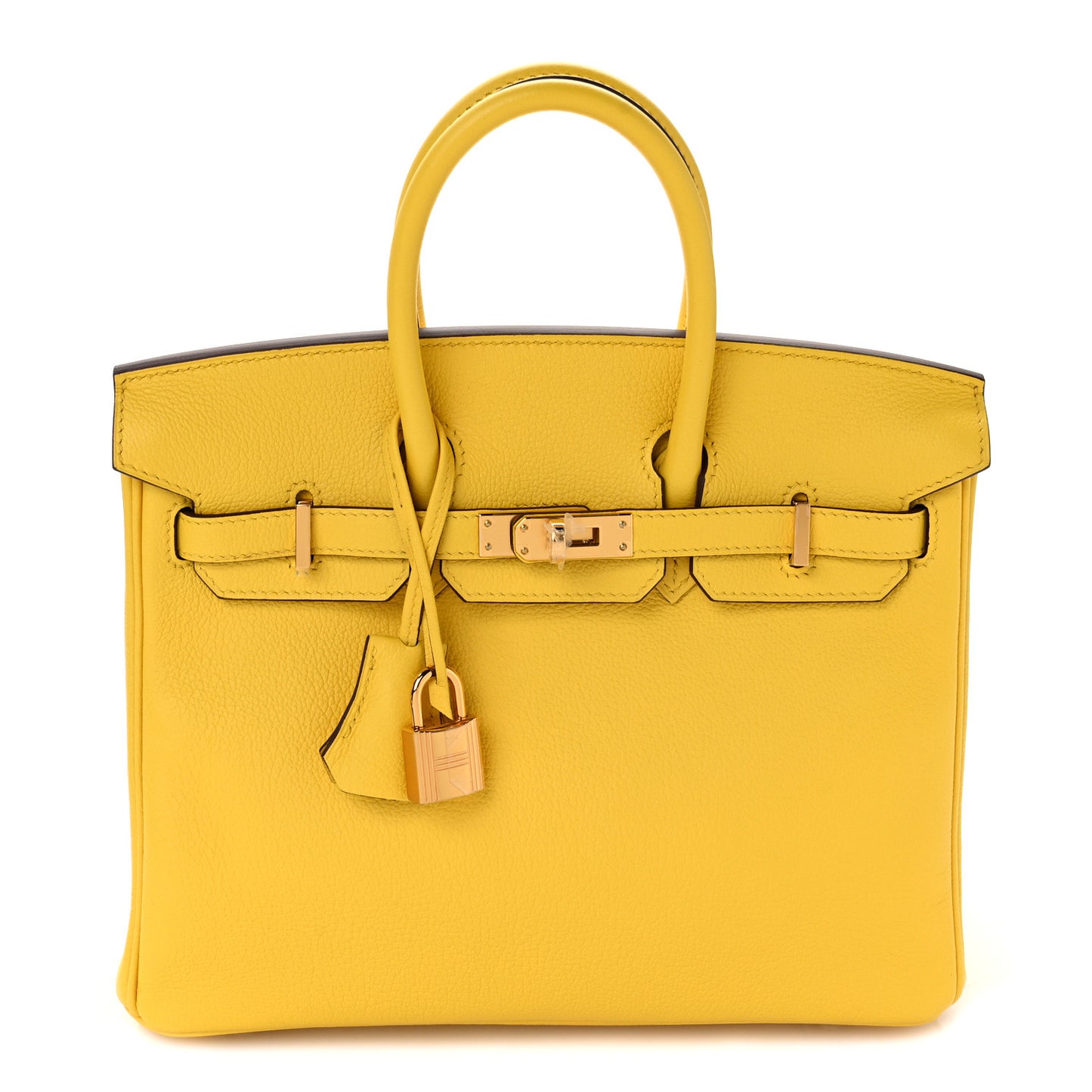 Taurillon Novillo Birkin 25 Jaune De Naples