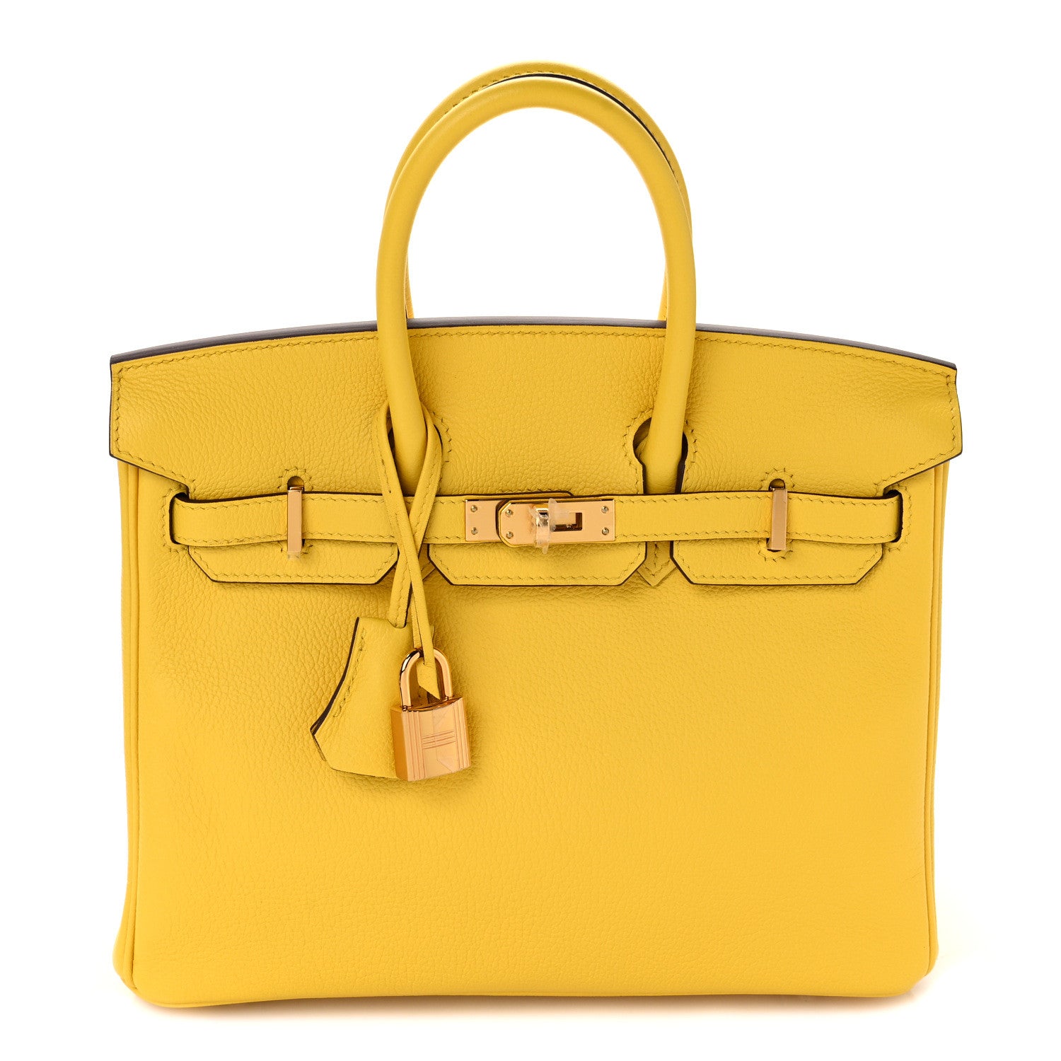 Hermes Taurillon Novillo Birkin 25 Jaune De Naples 1 of 10