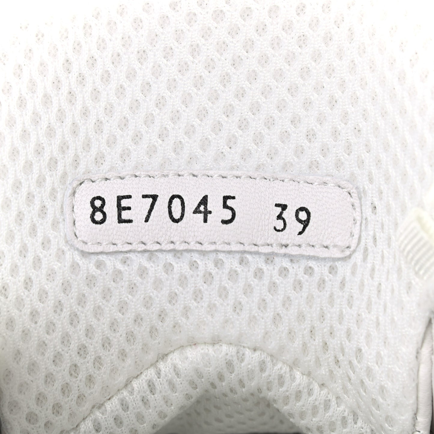 Nappa Macro FF Embossed Womens High Top Sneakers 39 White Ice