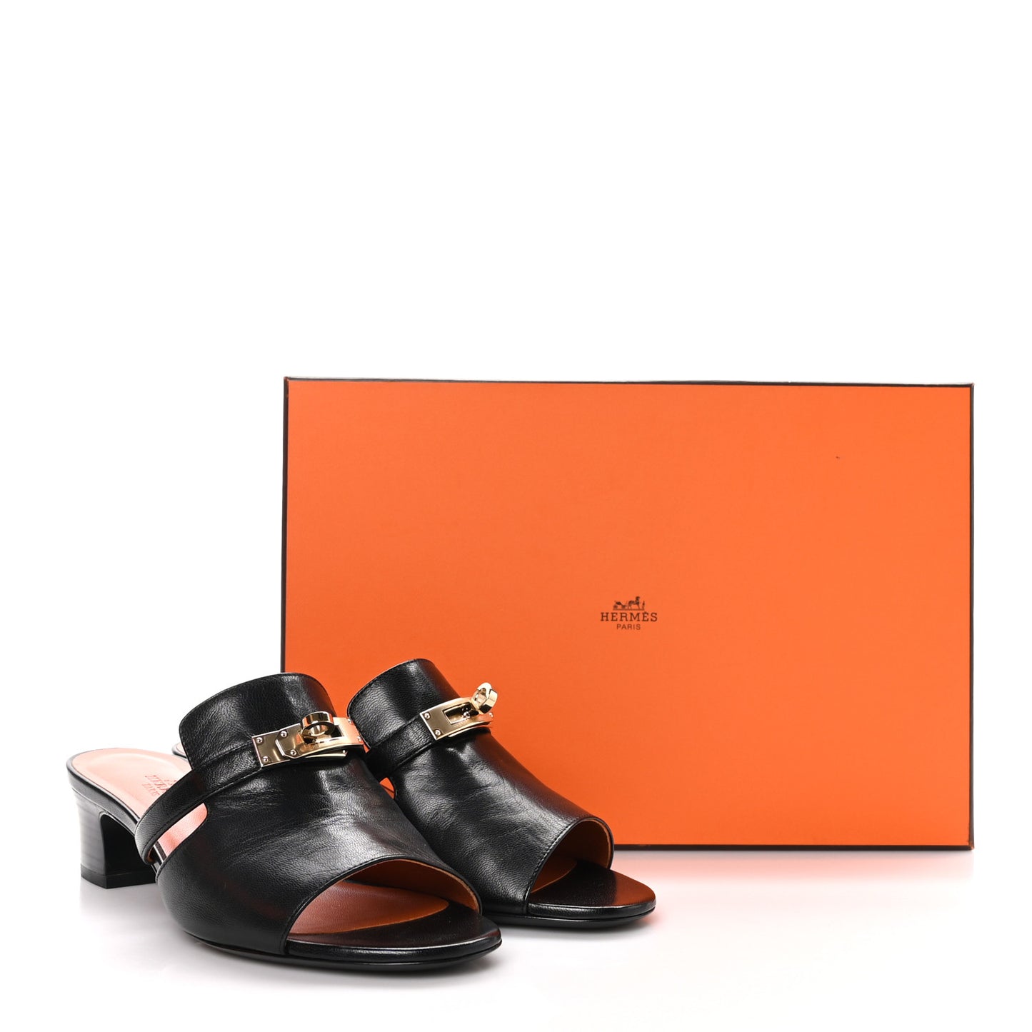 Goatskin Candy Sandals 37 Black